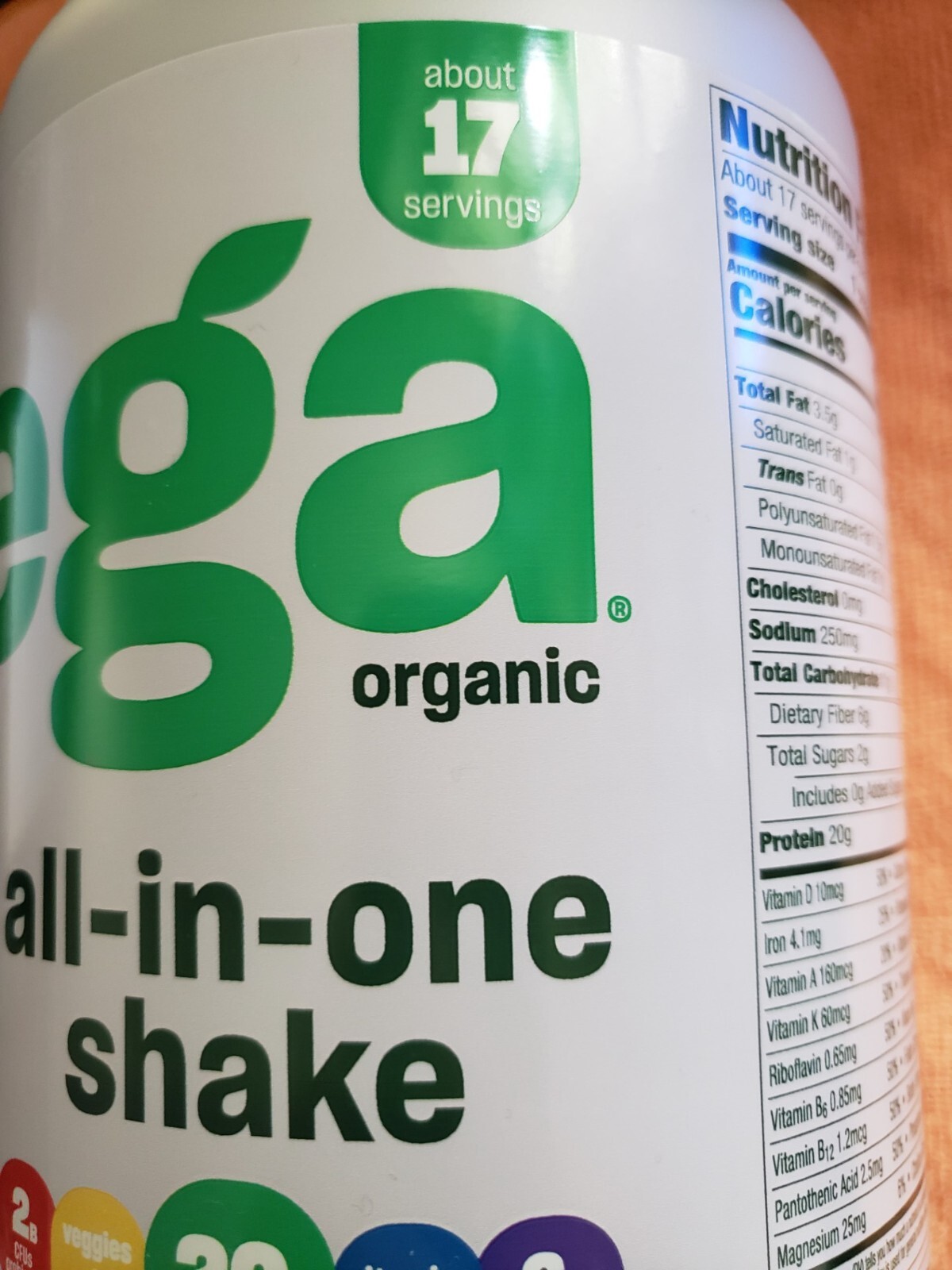 VEGA – All IN ONE SHAKE – Plant Based 23.9 oz – Chocolate Mint – Expire 5/2026