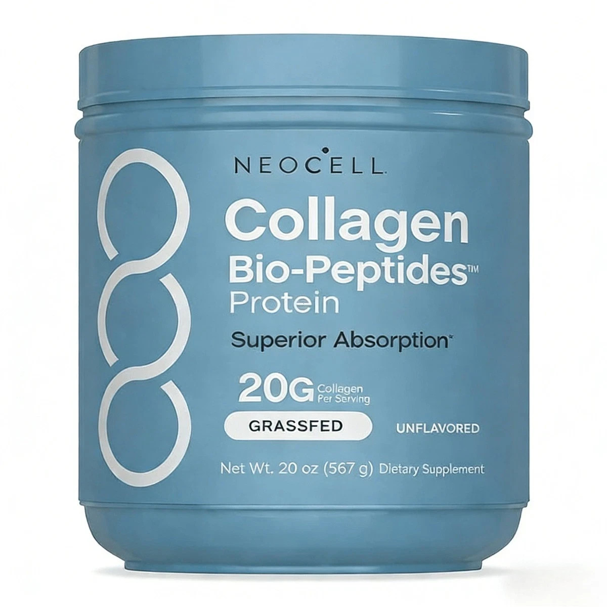 NeoCell 20oz Collagen Bio-Peptides Powder Grassfed 18 Amino Acids Premium