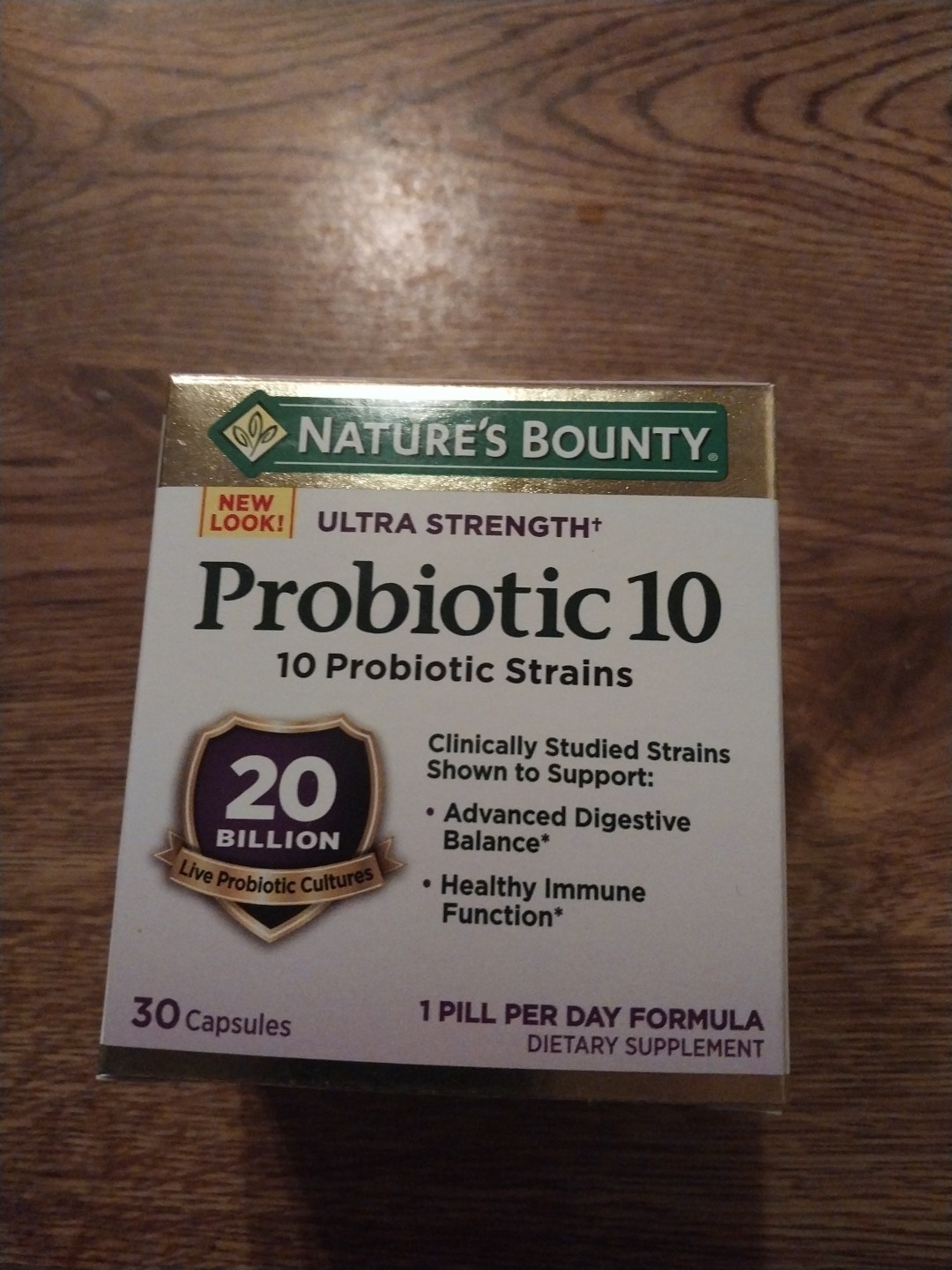 Natures Bounty Probiotic 10 Ultra Strength 30 Capsules Exp 01/2026