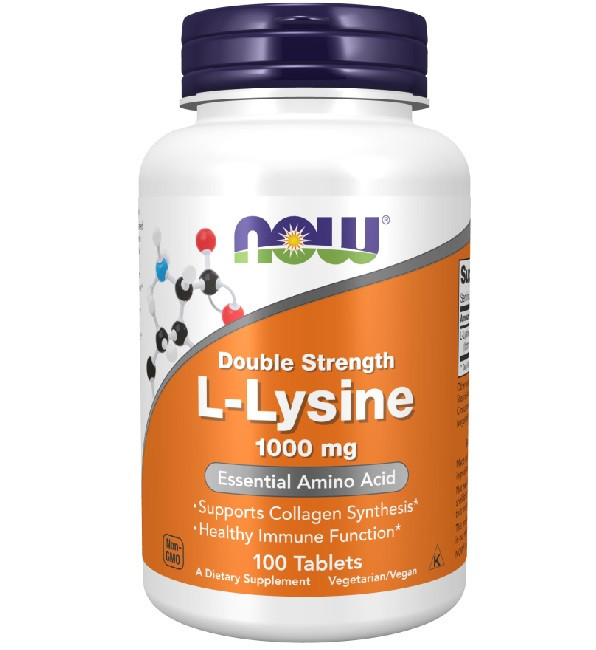 Now Foods L-Lysine 1000mg 100 Tab