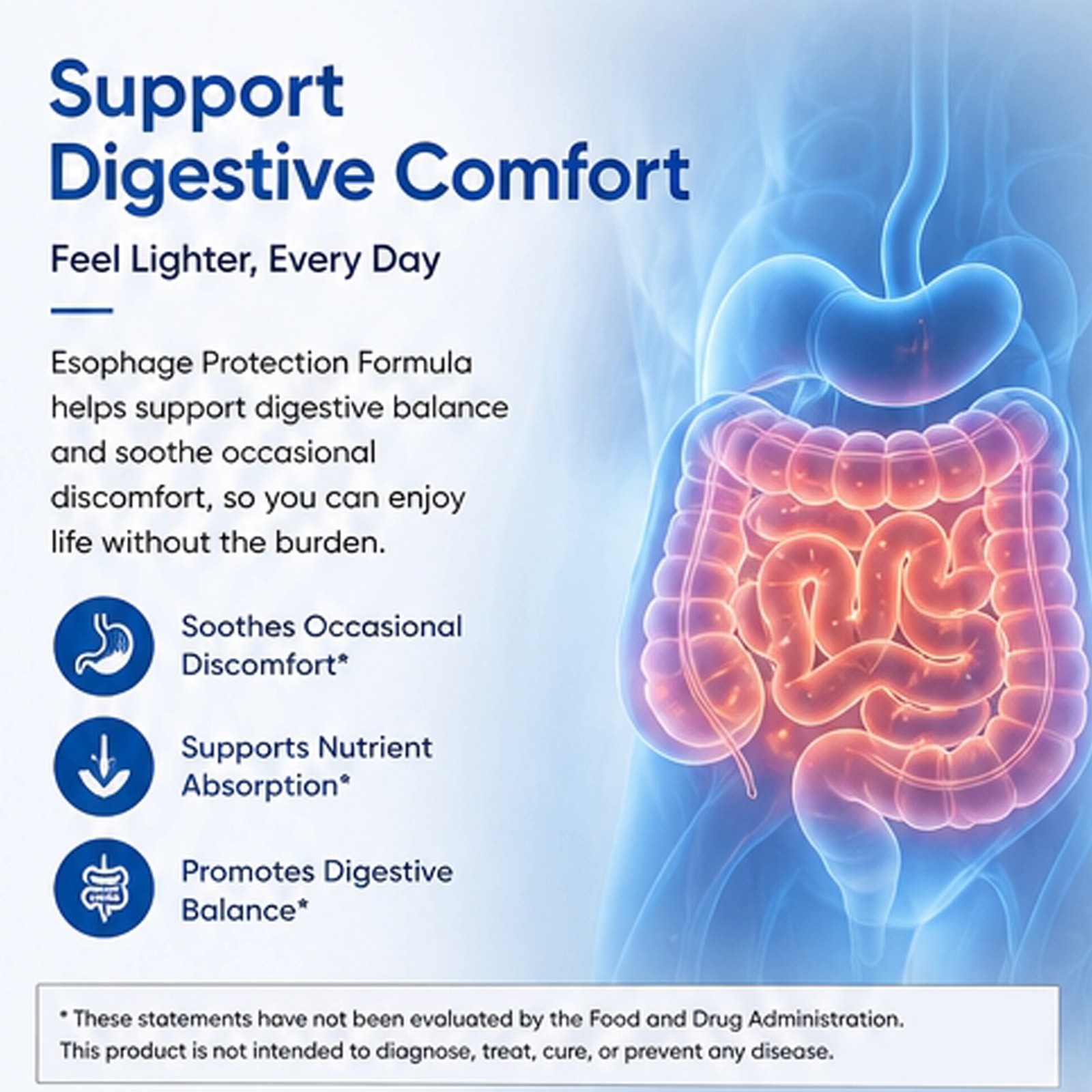 Powered Esophageal Drops 60ML Stomach Digestive Support Drops 2oz