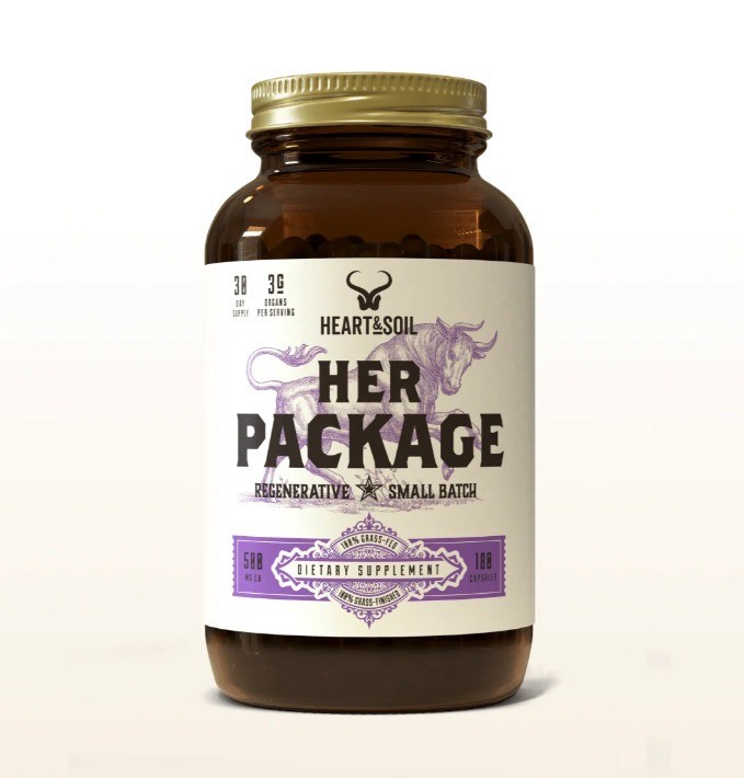 HEART & SOIL – 100% Grass Fed & Finished HER PACKAGE – 30 Day Supply