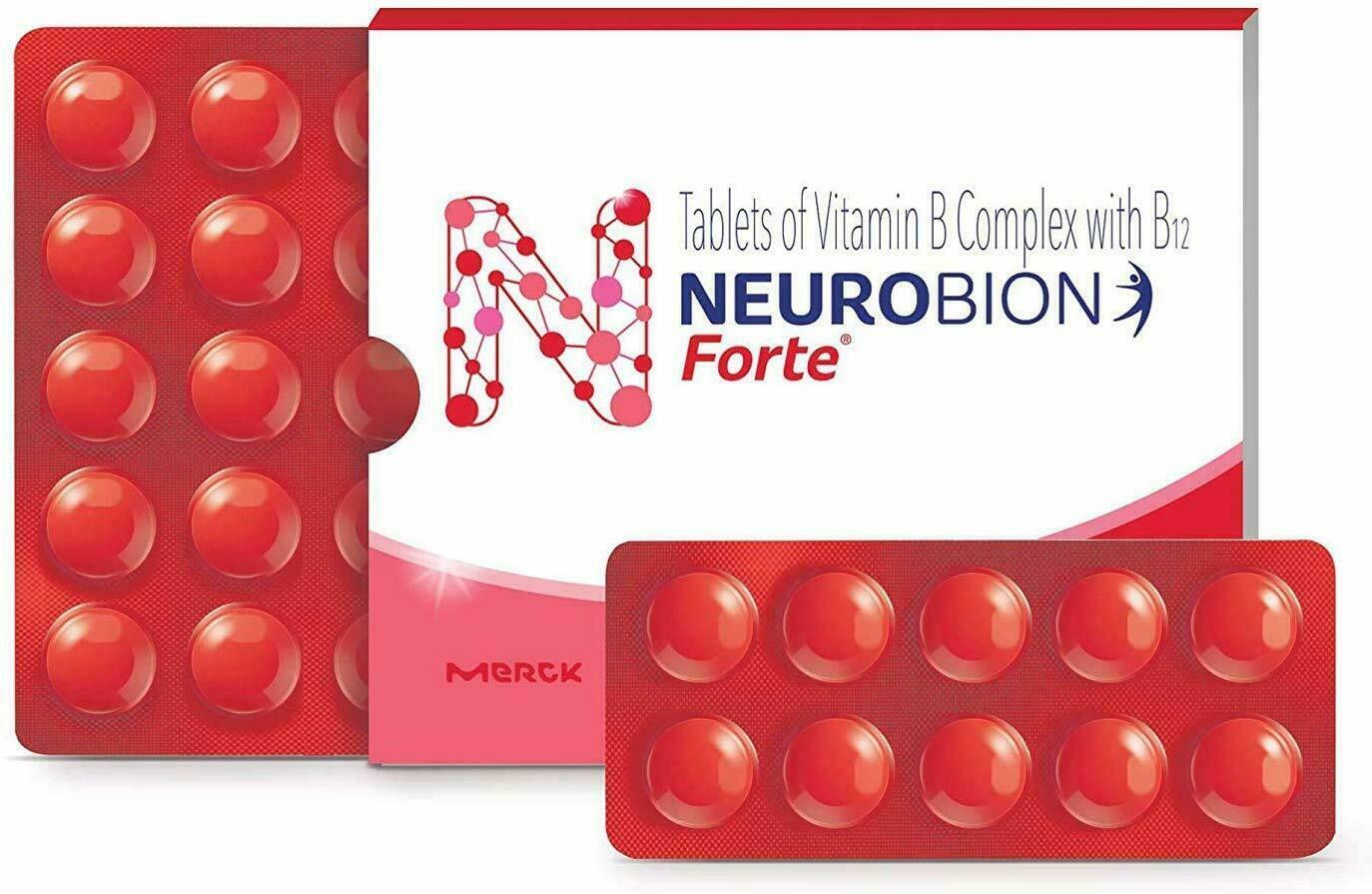 Neurobion Forte 1000 Tablets Vitamin B Complex With B12 LONG EXPIRY