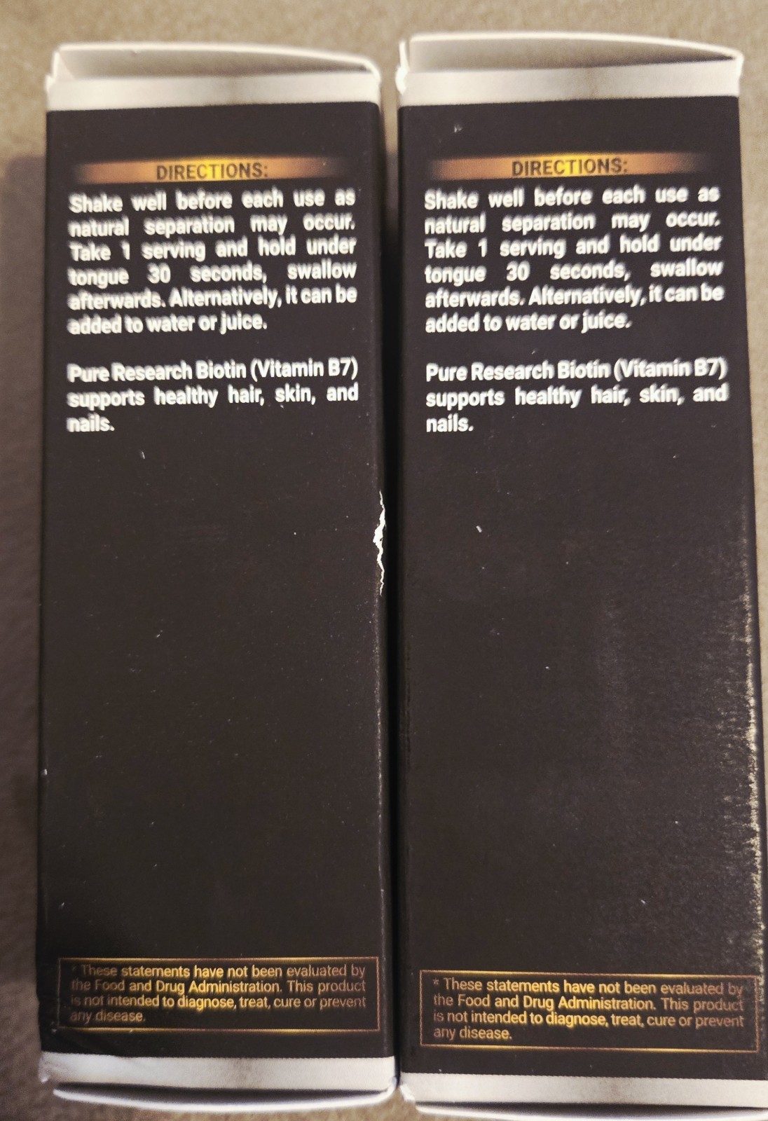 2x Liquid Biotin & Collagen Hair Growth Drops 50,000mcg BRAND NEW! BB-04/2028