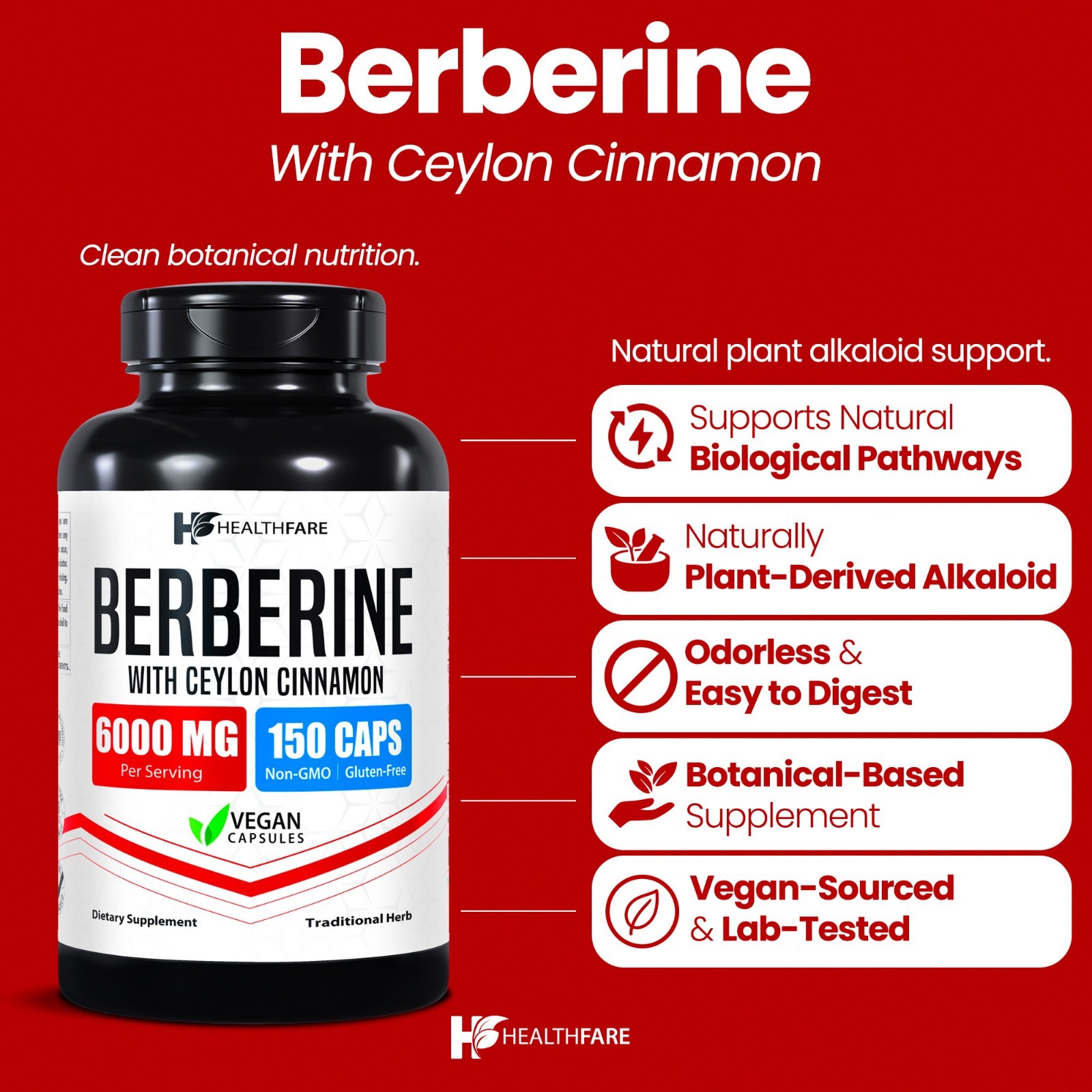 Berberine with Ceylon Cinnamon 5000mg