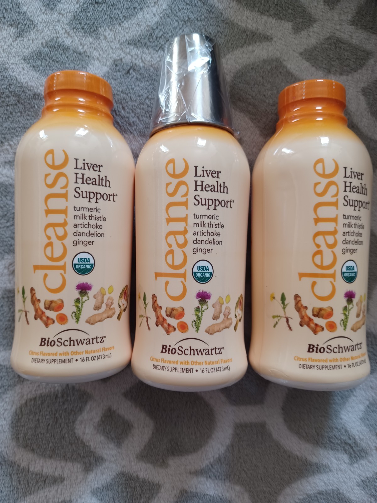 BioSchwartz Organic Liver Health Support Liquid Cleanse – 3 Pk (16oz Each) 10/27