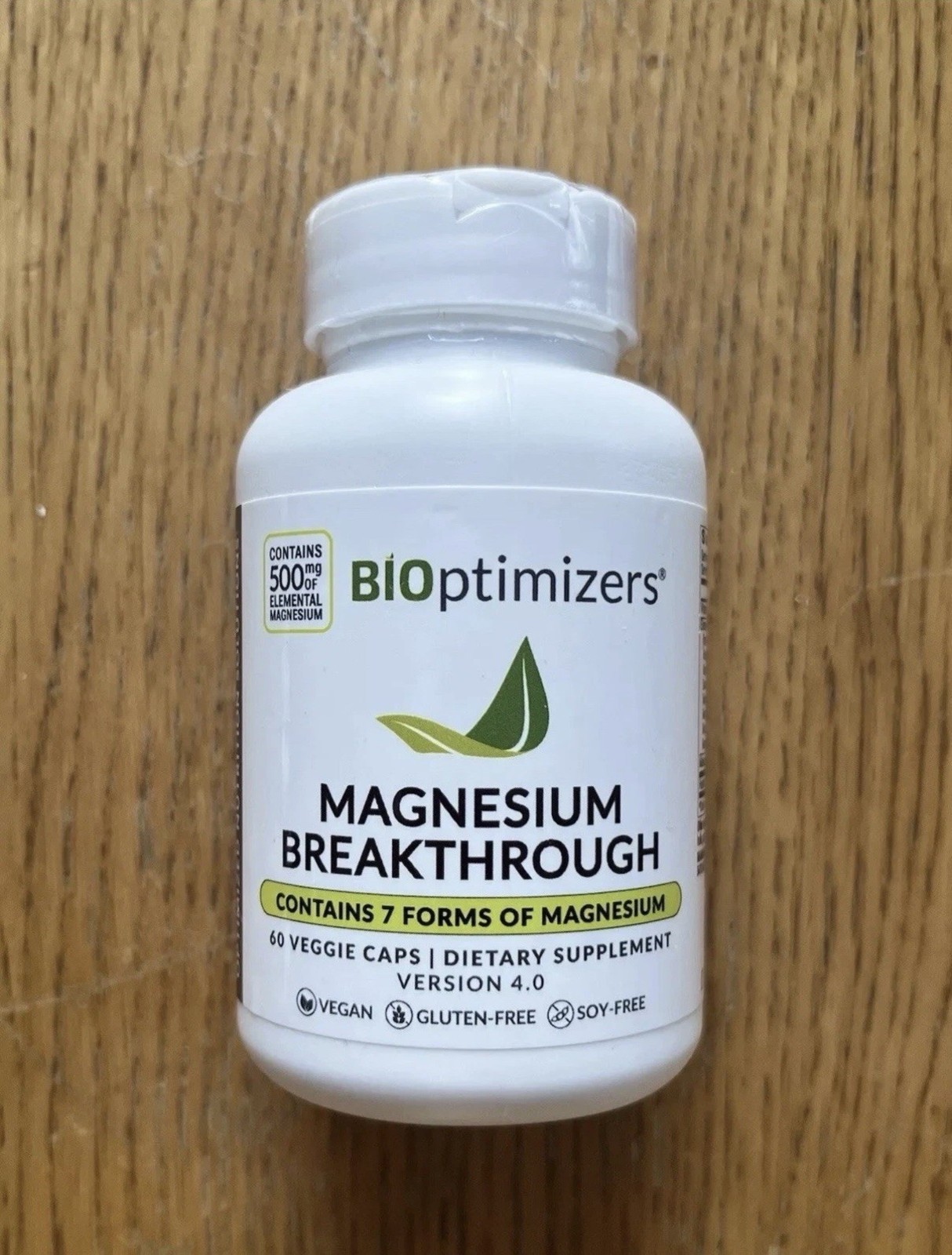 Bioptimizers Magnesium Breakthrough all 7 essential forms, 60 -capsules