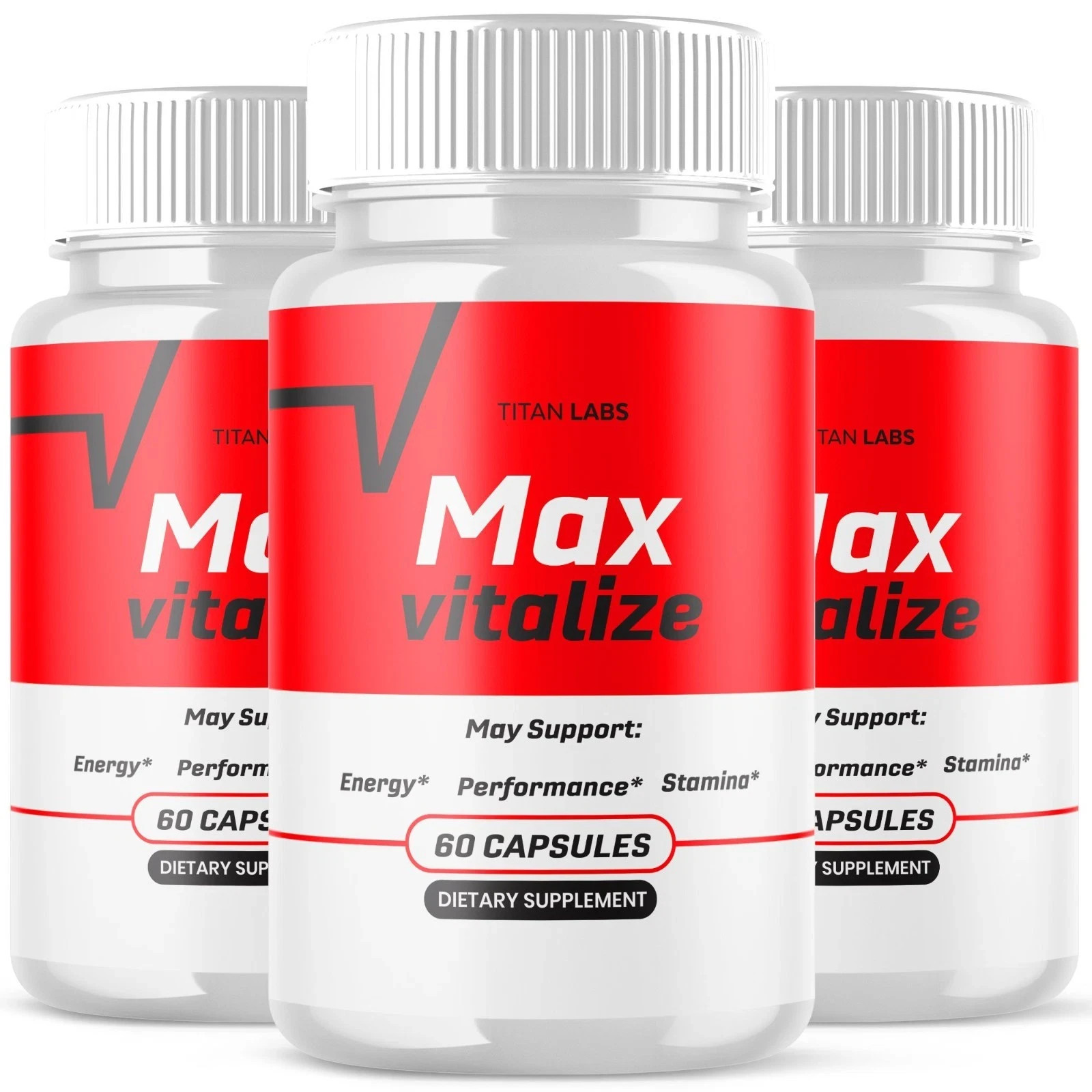 (3 Pack) Max Vitalize Advanced Male Support Supplement MaxVitalize 180 Capsules