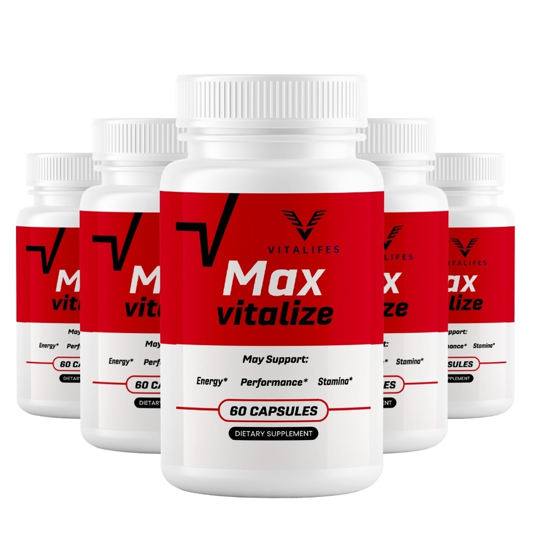 (5 Pack) Max Vitalize Advanced Male Support Supplement MaxVitalize 300 Capsules