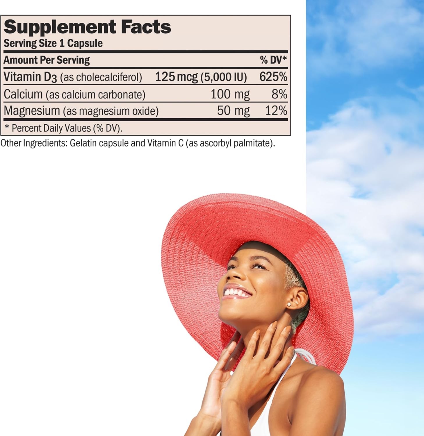 Andrew Lessman Vitamin D3 5000 IU 150 Capsules – High Potency, Essential for Cal