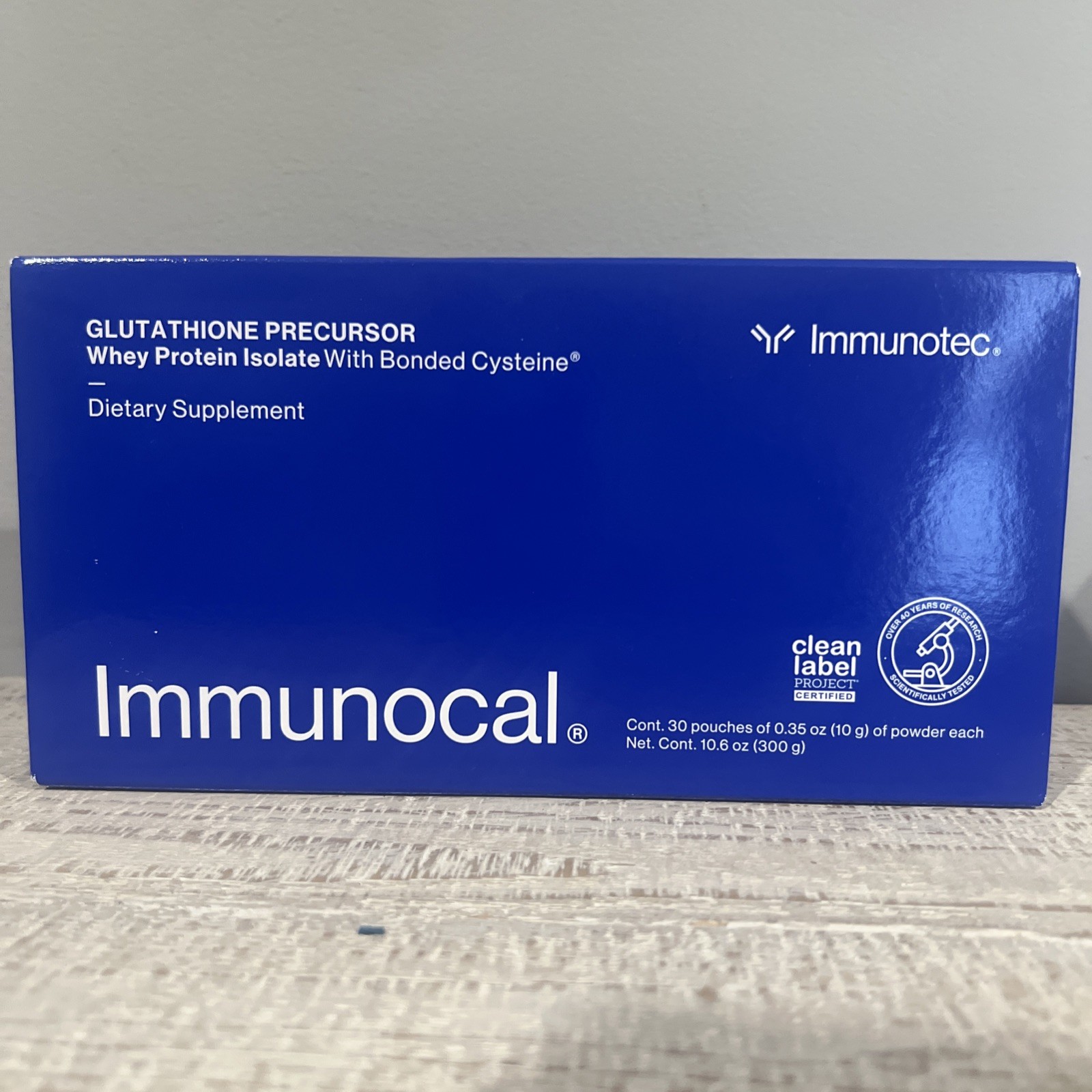 Immunocal Classic Blue Glutathione Precursor 30 Servings Exp 2028 – New/Sealed