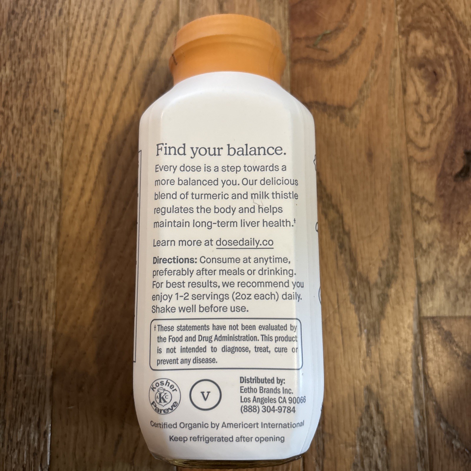 Dose For Your Liver 16 oz Dietary Supplement – EXP 12/10/2027