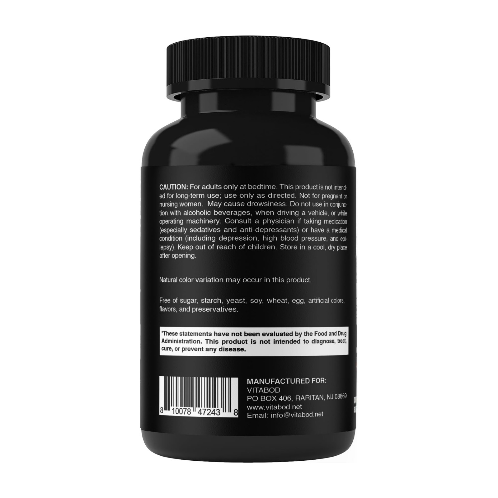 Melatonin 20mg Fast Dissolve Tablets – Drug-Free Sleep Aid, Vegetarian, Non-GMO,