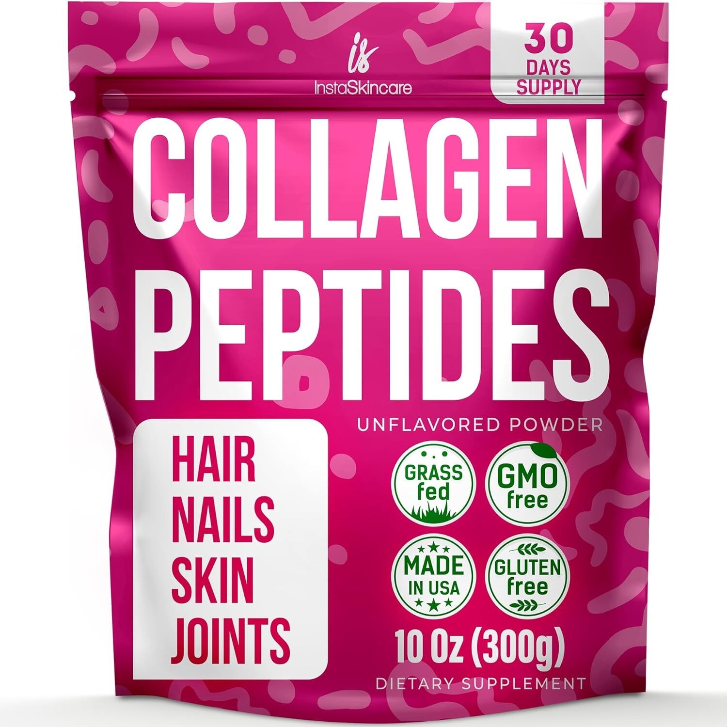Collagen Peptides Powder for Women Hydrolyzed Collagen Protein Types I&III 10oz