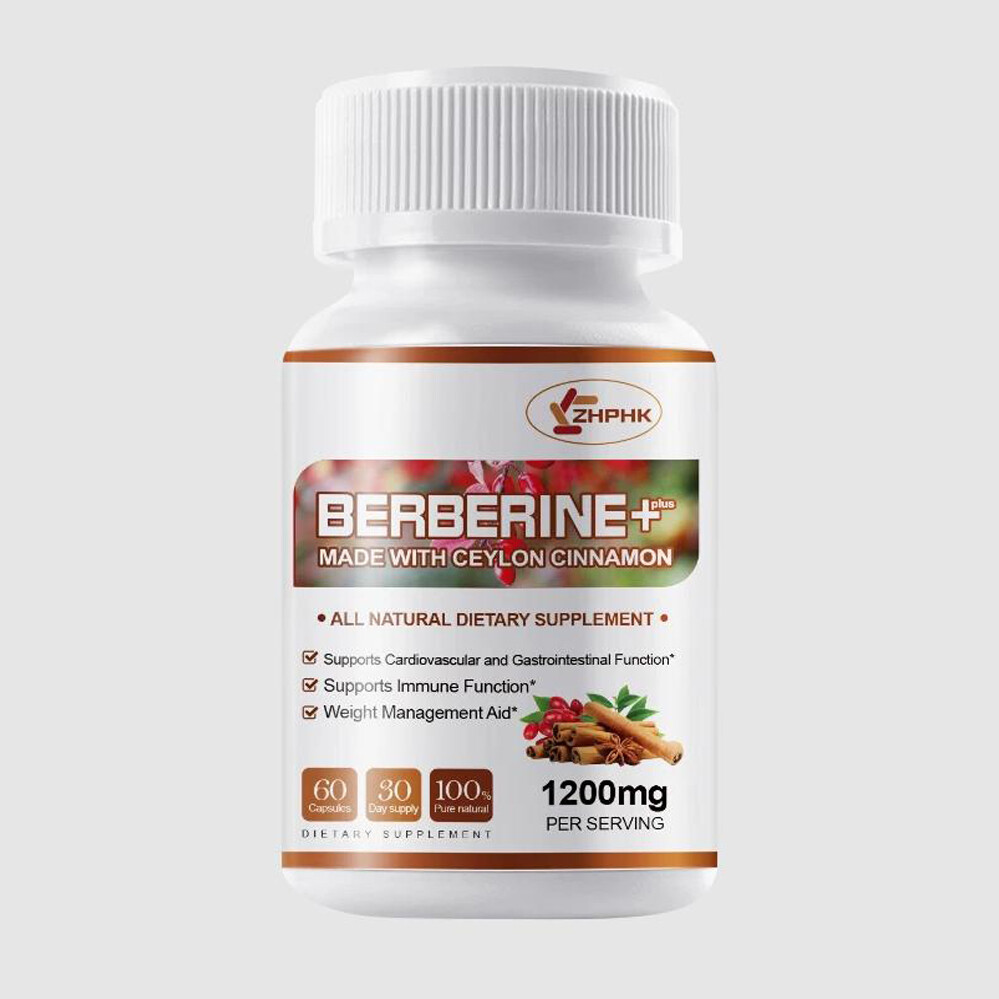Berberine HCL 10:1 With Ceylon Cinnamon 1200mg Immune Blood Sugar & Heart Health
