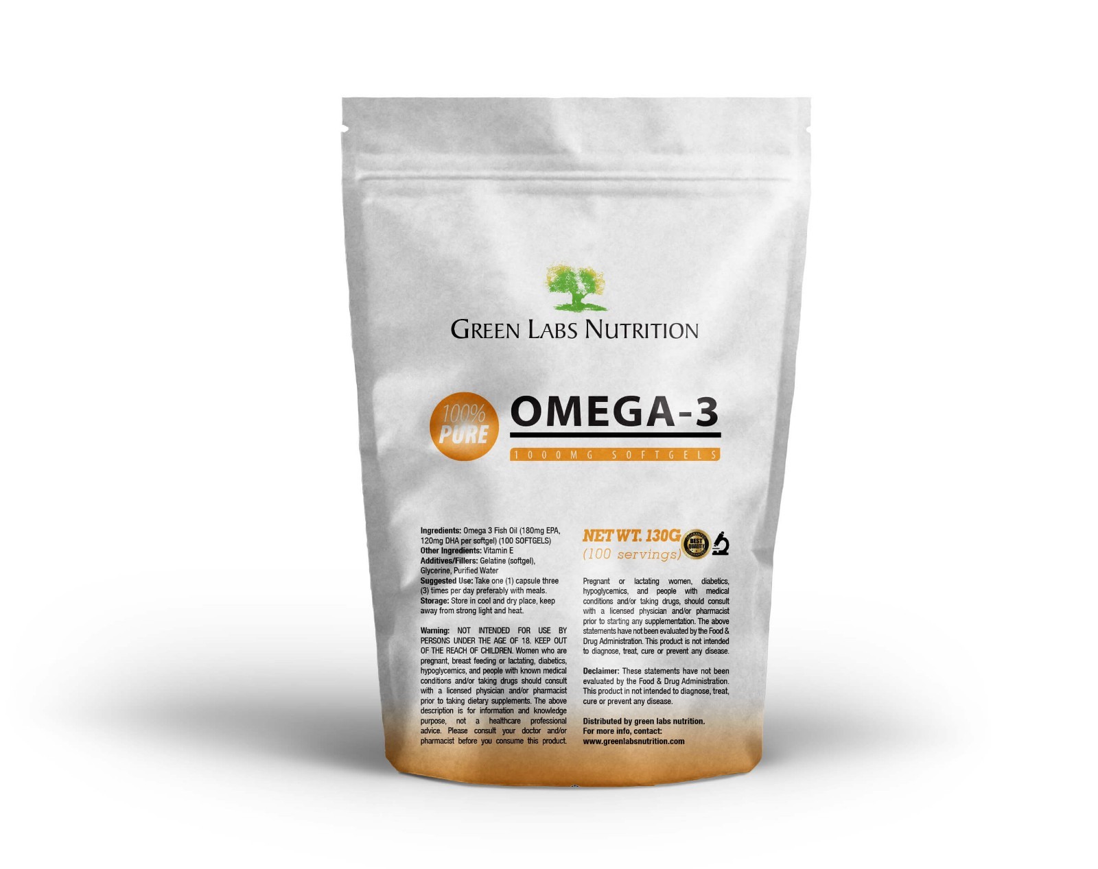 Omega 3 Fish Oil 1000mg Softgels 330mg EPA 220mg DHA
