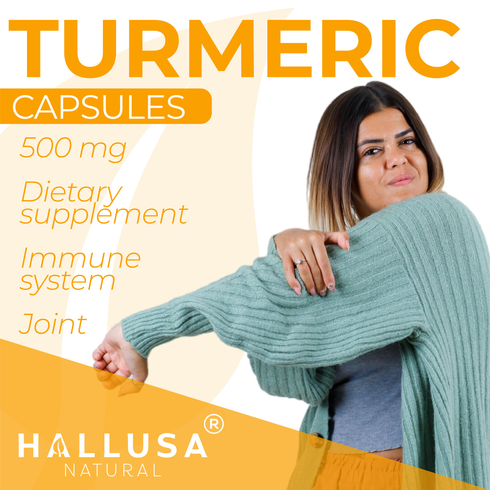 TURMERIC CURCUMIN – Natural Joint & Healthy Overall Support-Antioxidant Support