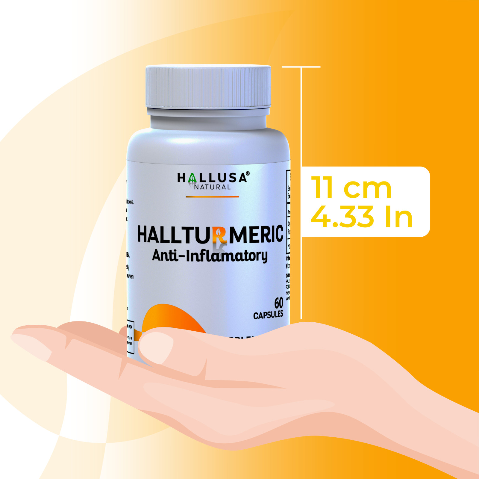 TURMERIC CURCUMIN – Natural Joint & Healthy Overall Support-Antioxidant Support