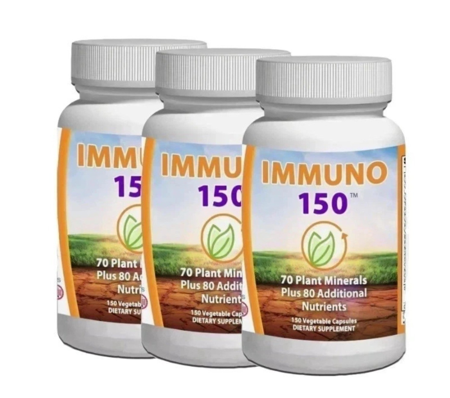 Imm uno 150 Vitamins Minerals 150Veg Capsules Immune Support Supplement