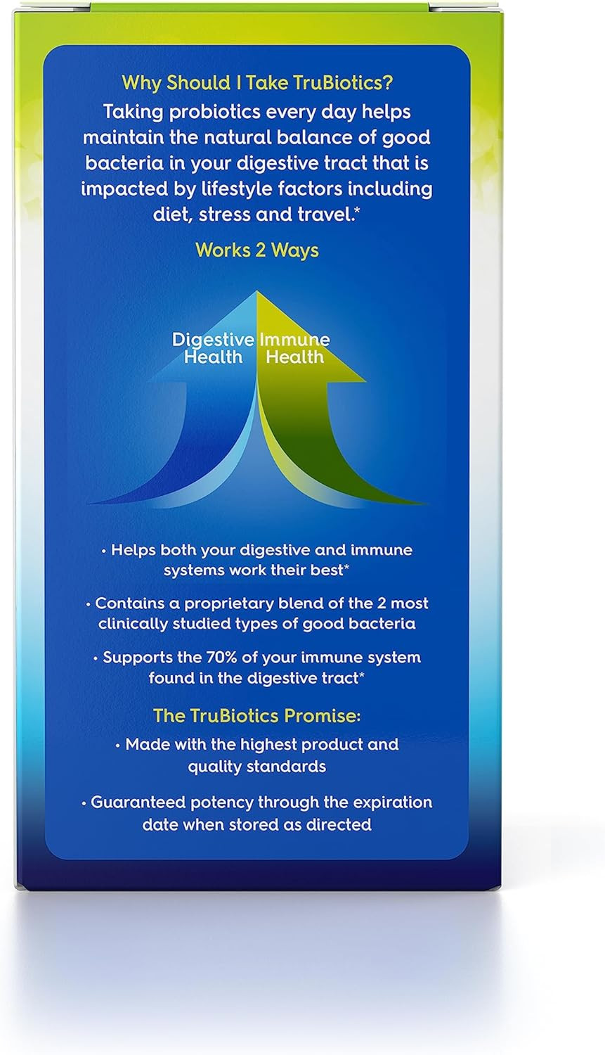 TruBiotics Probiotics for Digestive & Immune Health, Supports Regularity & Helps