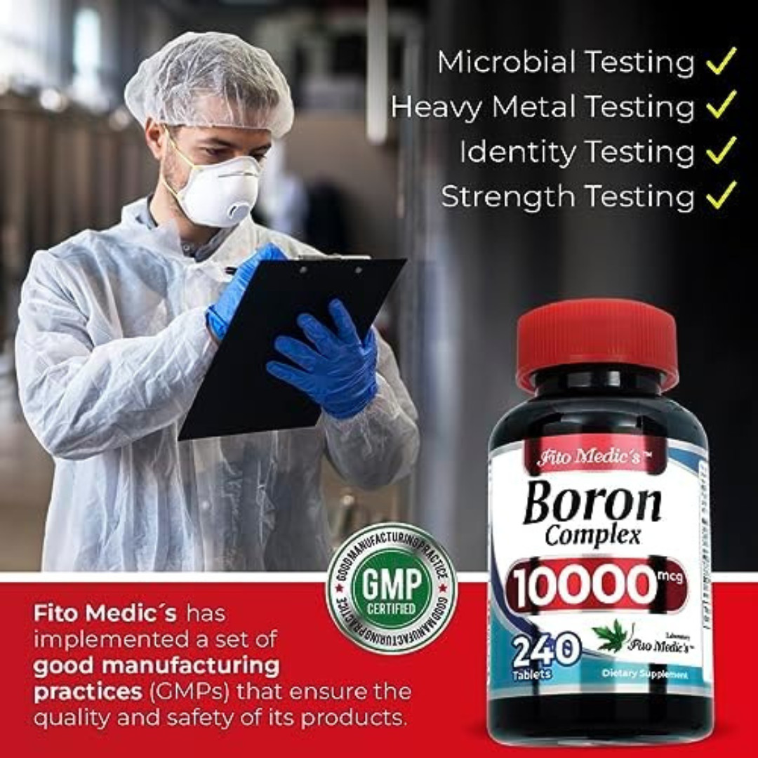 Lab | Boron |10 Mg | 240 Servings | Boron Supplement for Men | Boron