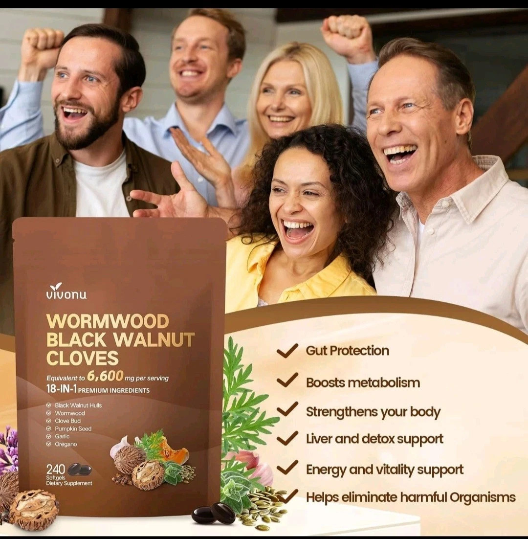 Vivonu Wormwood Black Walnut Cloves 240 Softgels FAST POSTAGE