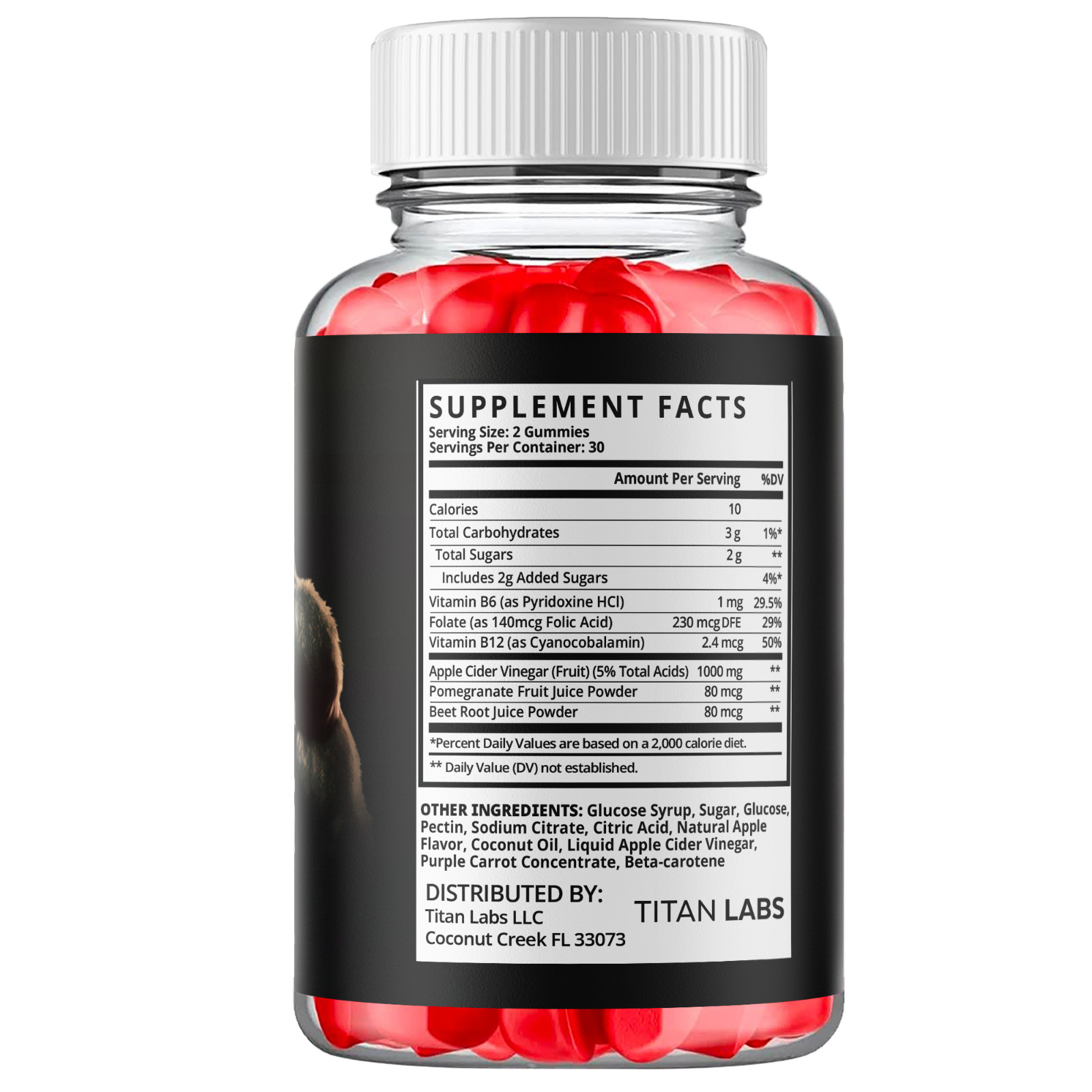 (5 Pack) Primal Boost Male Gums Advanced Support Formula PrimalBoost 300 Gummies