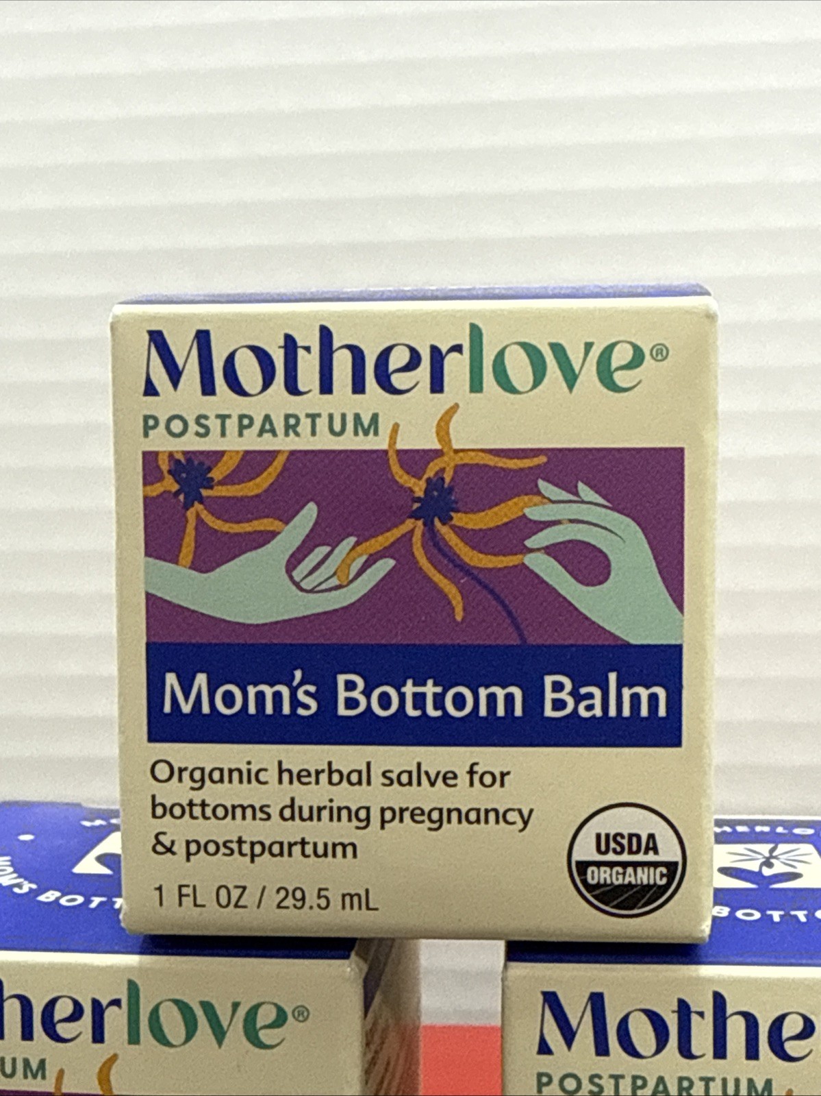 Motherlove: Rhoid Balm 1 FL OZ 29.5 mL Postpartum Organic Herbal Relief Non GMO
