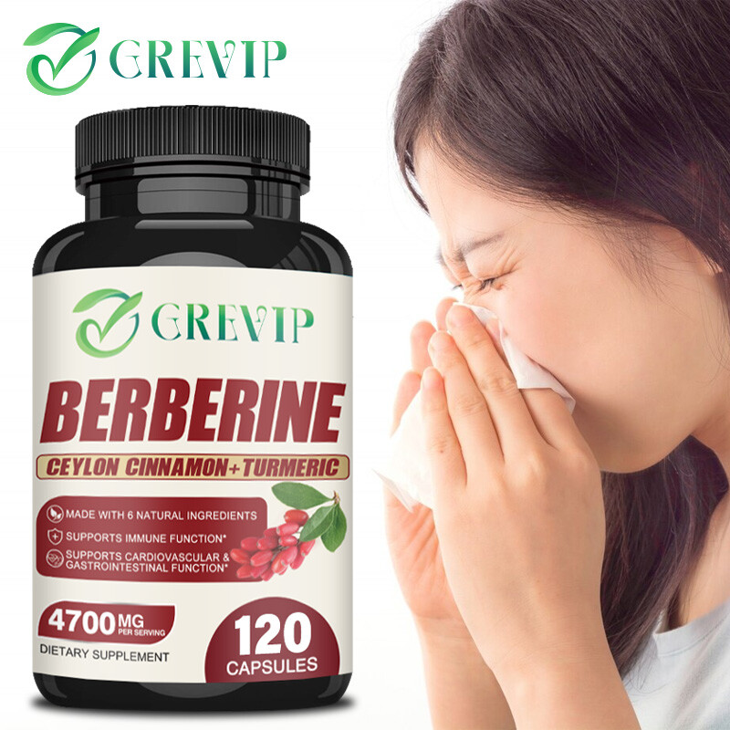 Berberine HCI 4700mg – Ceylon Cinnamon, High Absorption Heart Health Support