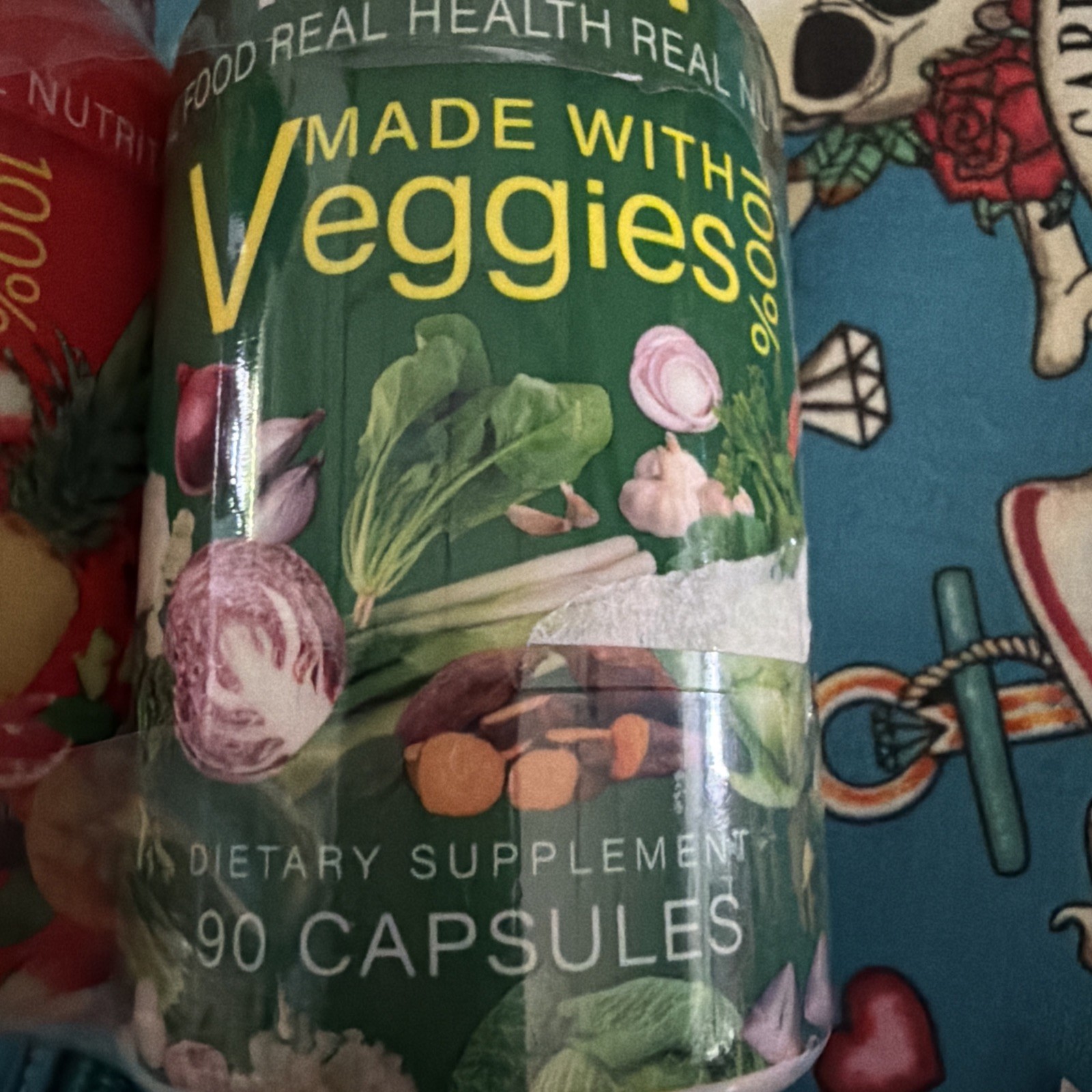 HORJOY Fruits and Veggies Vitamin Supplements Dietary Nutritional 180 Capsules
