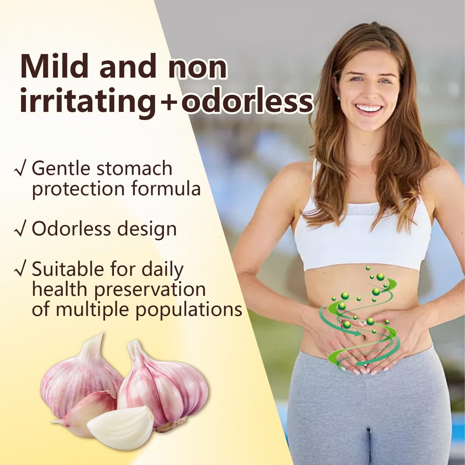Aged Odorless Garlic Softgels – 240 Count, Non-GMO, Gluten-Free, Daily Wellness
