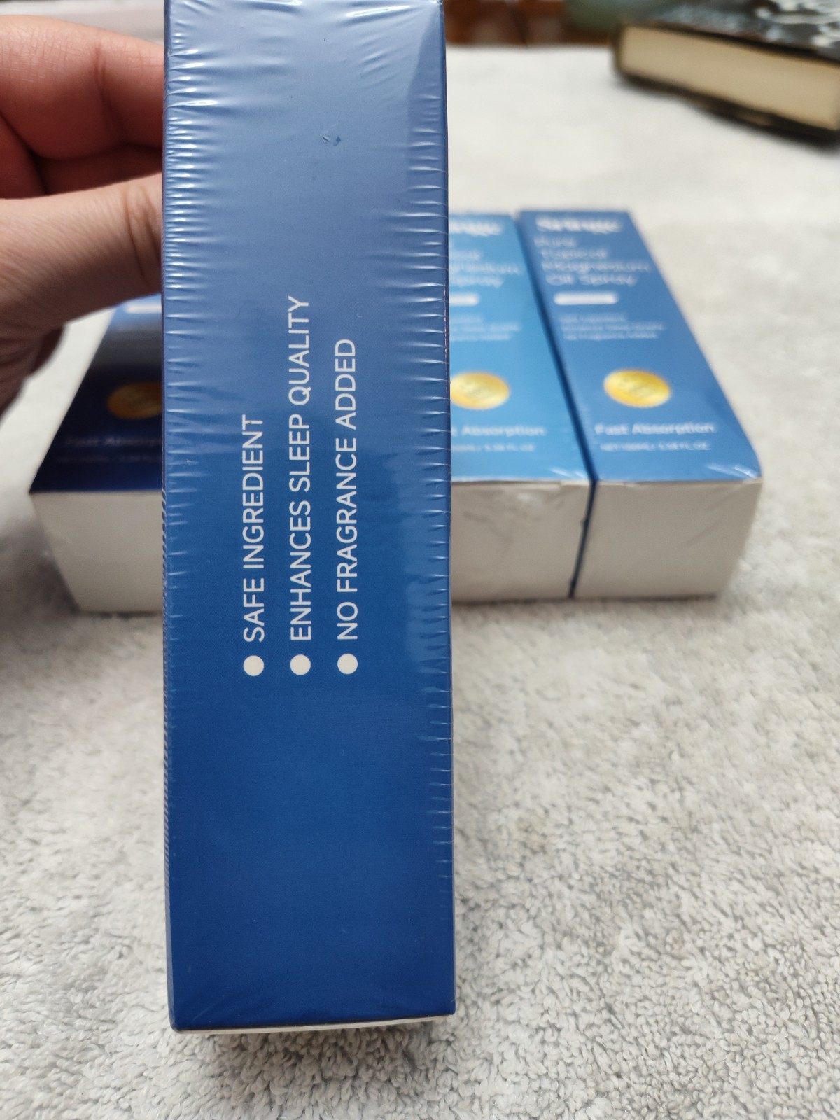 Lot Of 5 Sringe Pure Topical Magnesium Oil Spray 3.38 FL oz Unscented NEW SEALED