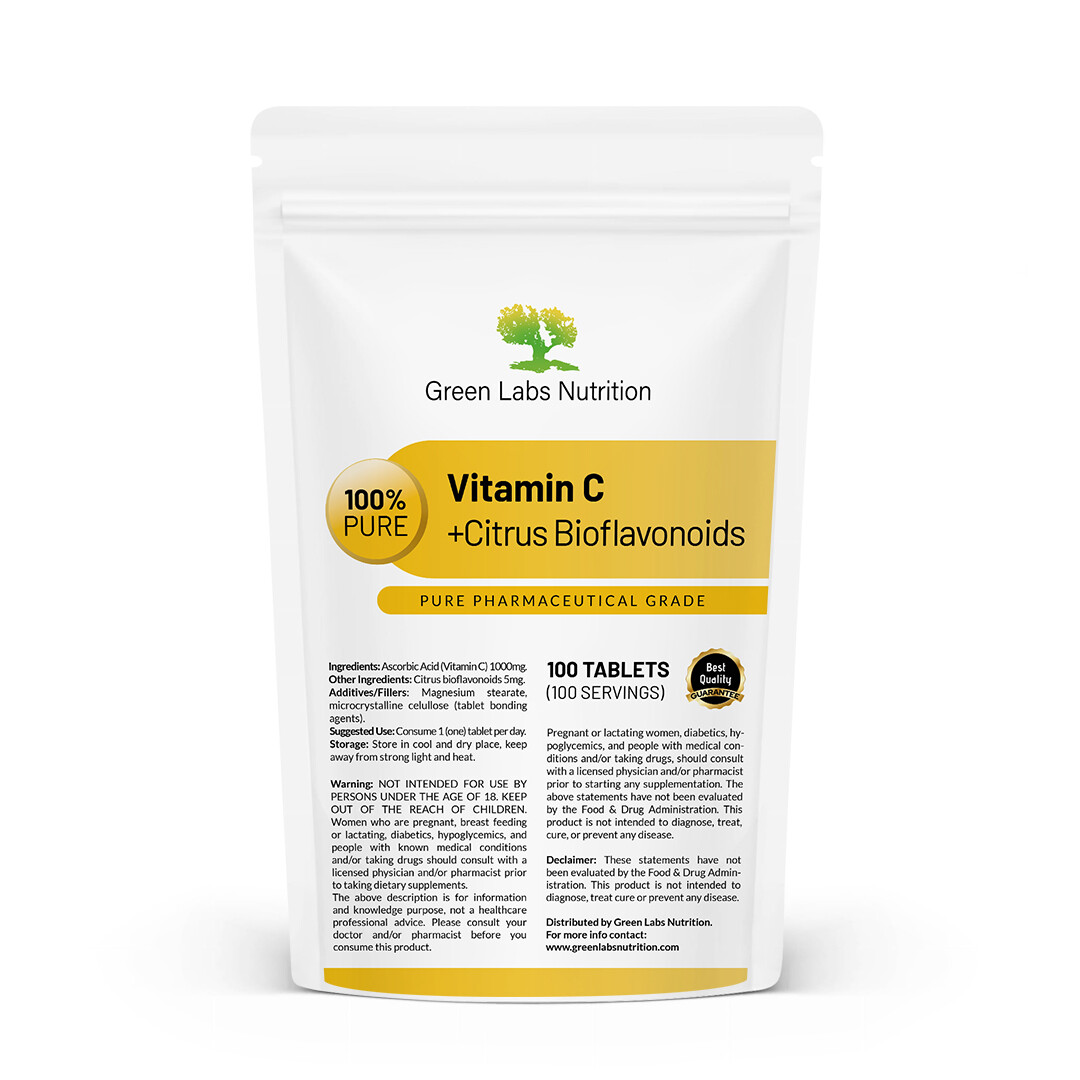Vitamin C Ascorbic Acid Powder – High Purity Immune, Antioxidant & Skin Support