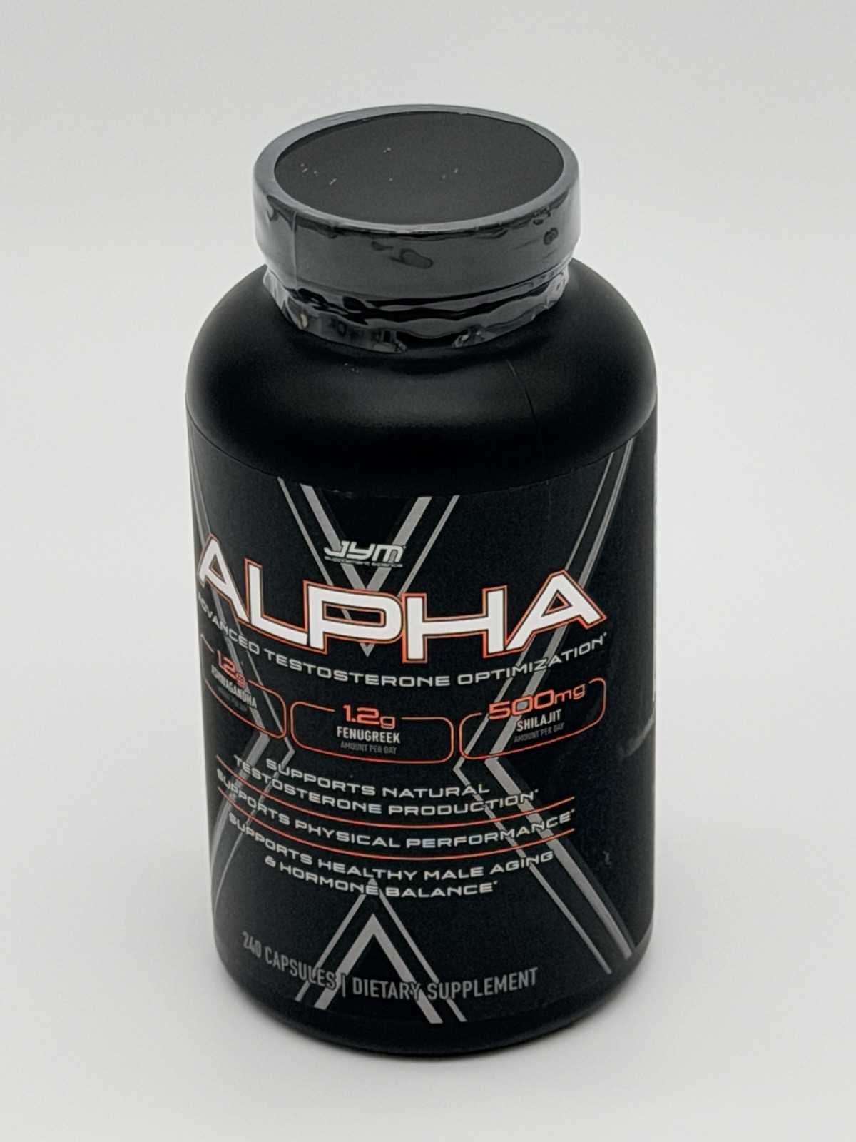Alpha JYM X Advanced Hormone Optimization, Vitality 240 Caps exp 01/2028