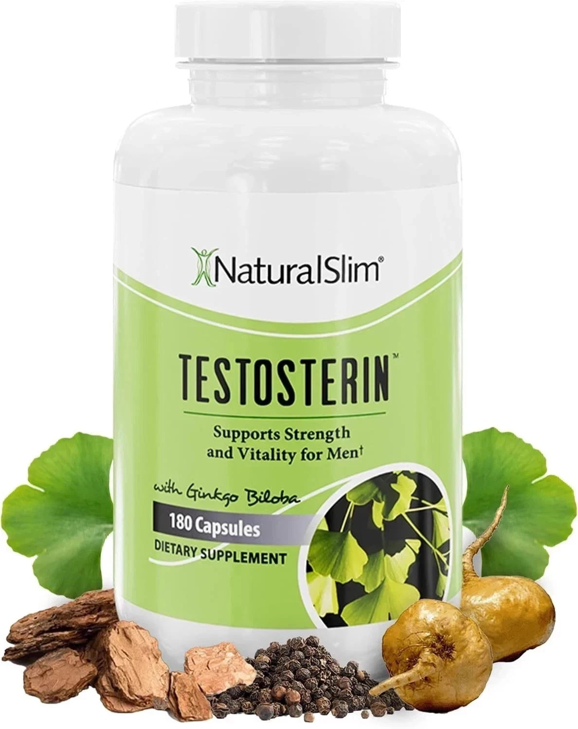 Men’NaturalSlim Testosterin Multitamins Testoterone Booster 180 Capsules
