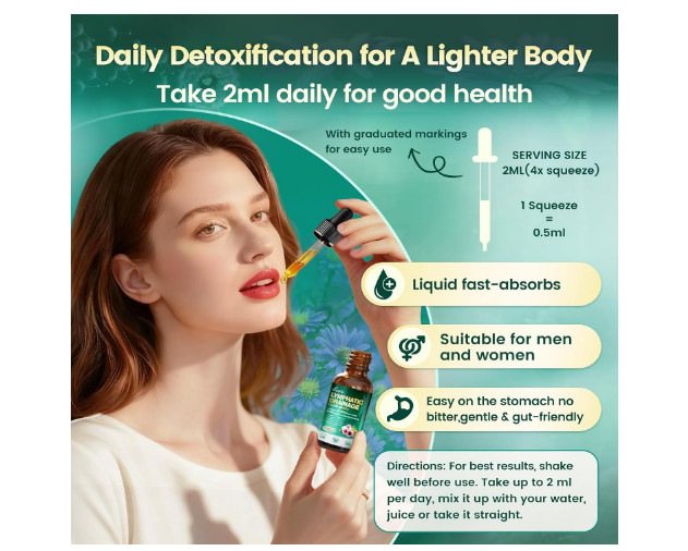 Lymphatic Drainage Drops Liposomal Immune Cleanse Support / Drenaje Linfatico