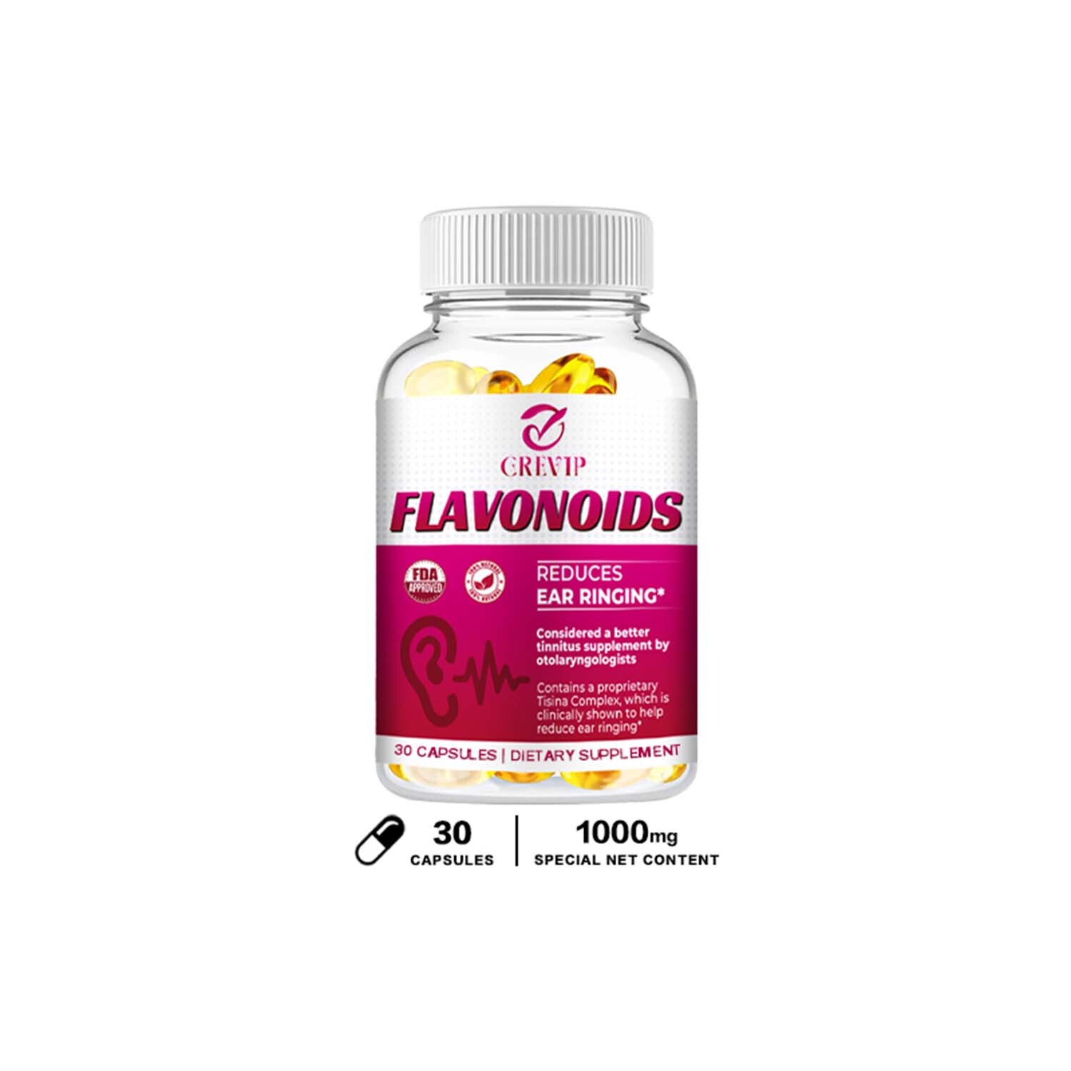 Flavonoids Capsules-Support Healthy Hearing Function and Promote Optimal Hearing