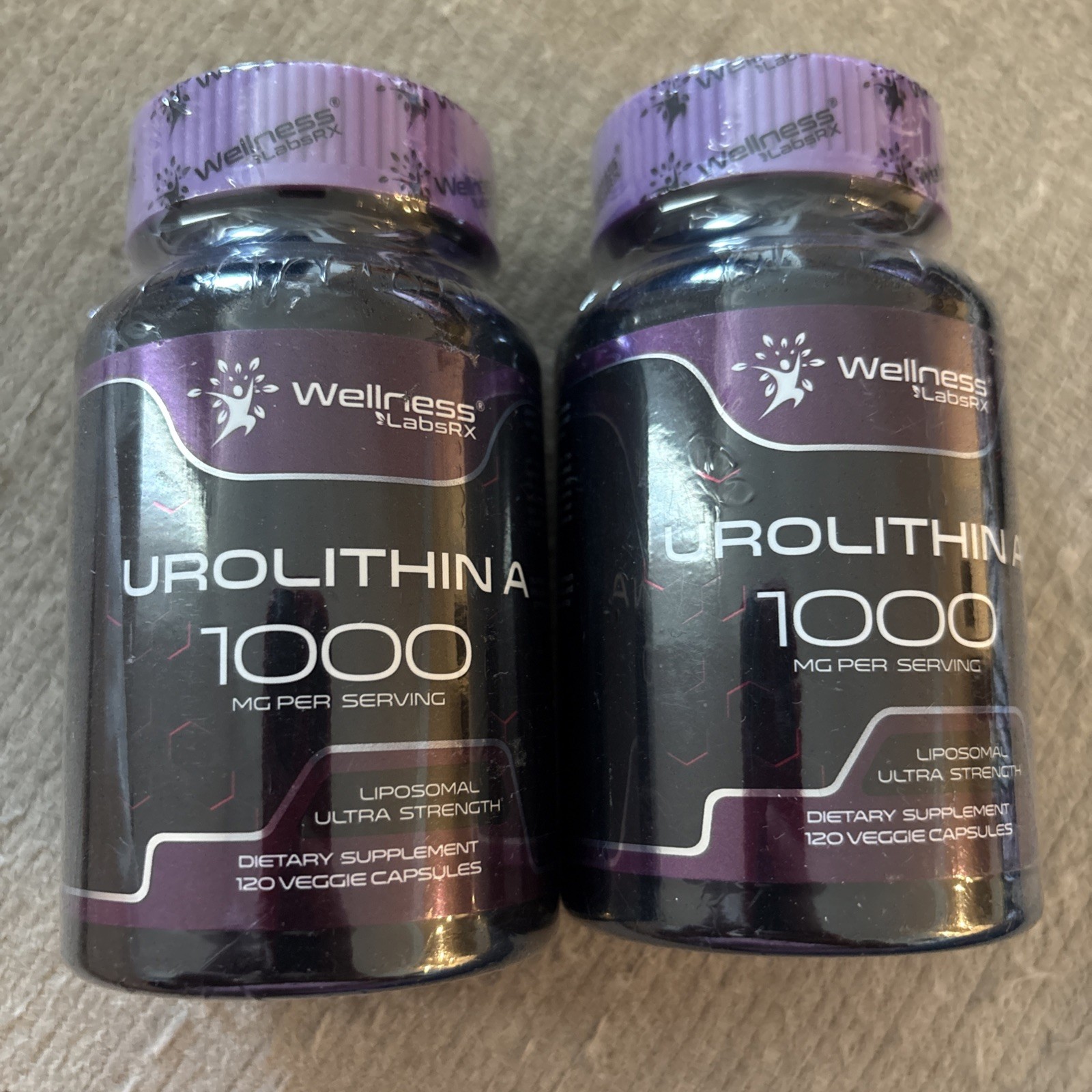 2-Urolithin A Supplement 240 Veggie Capsules 1,000mg MG Per Serving. EXP : 4/28