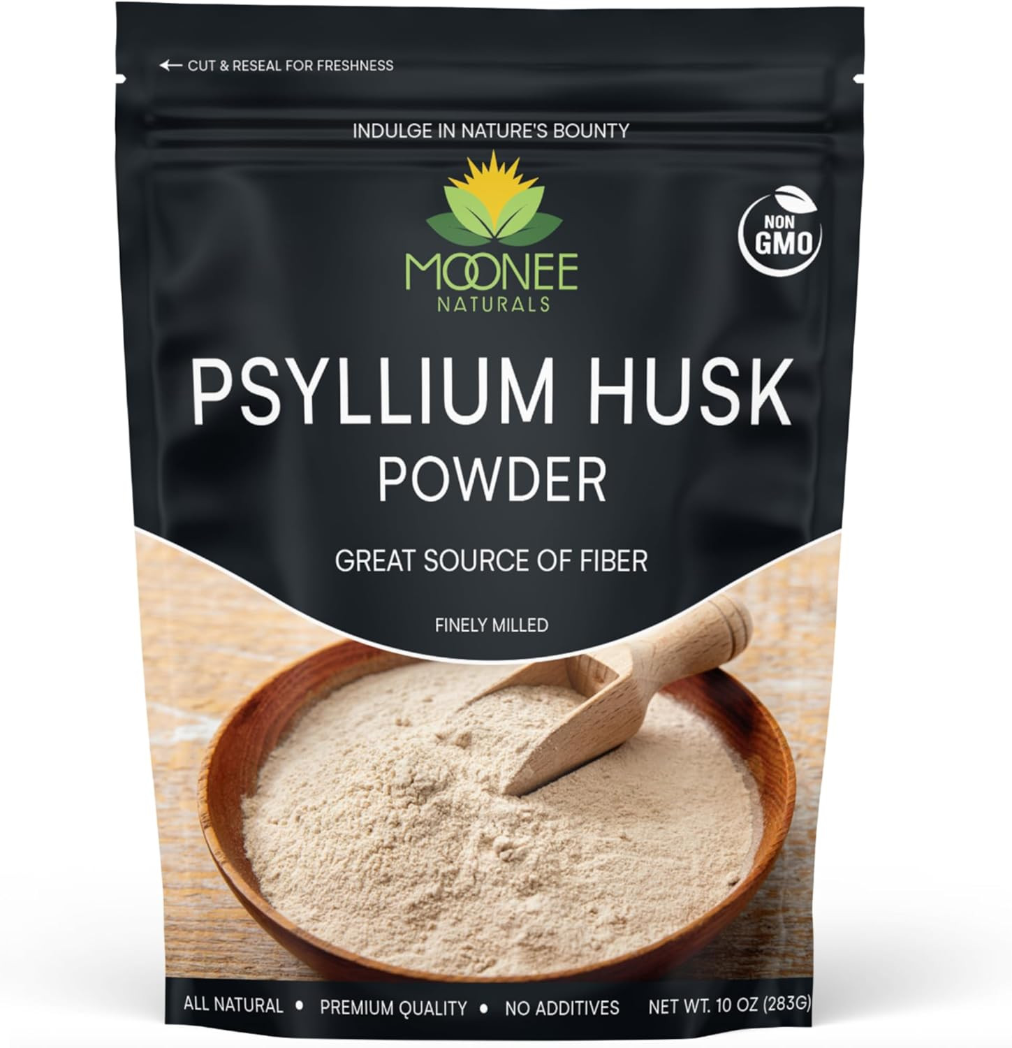 Psyllium Husk Powder (10 OZ), Gluten Free, Non GMO, Finely Ground, Keto Friendly