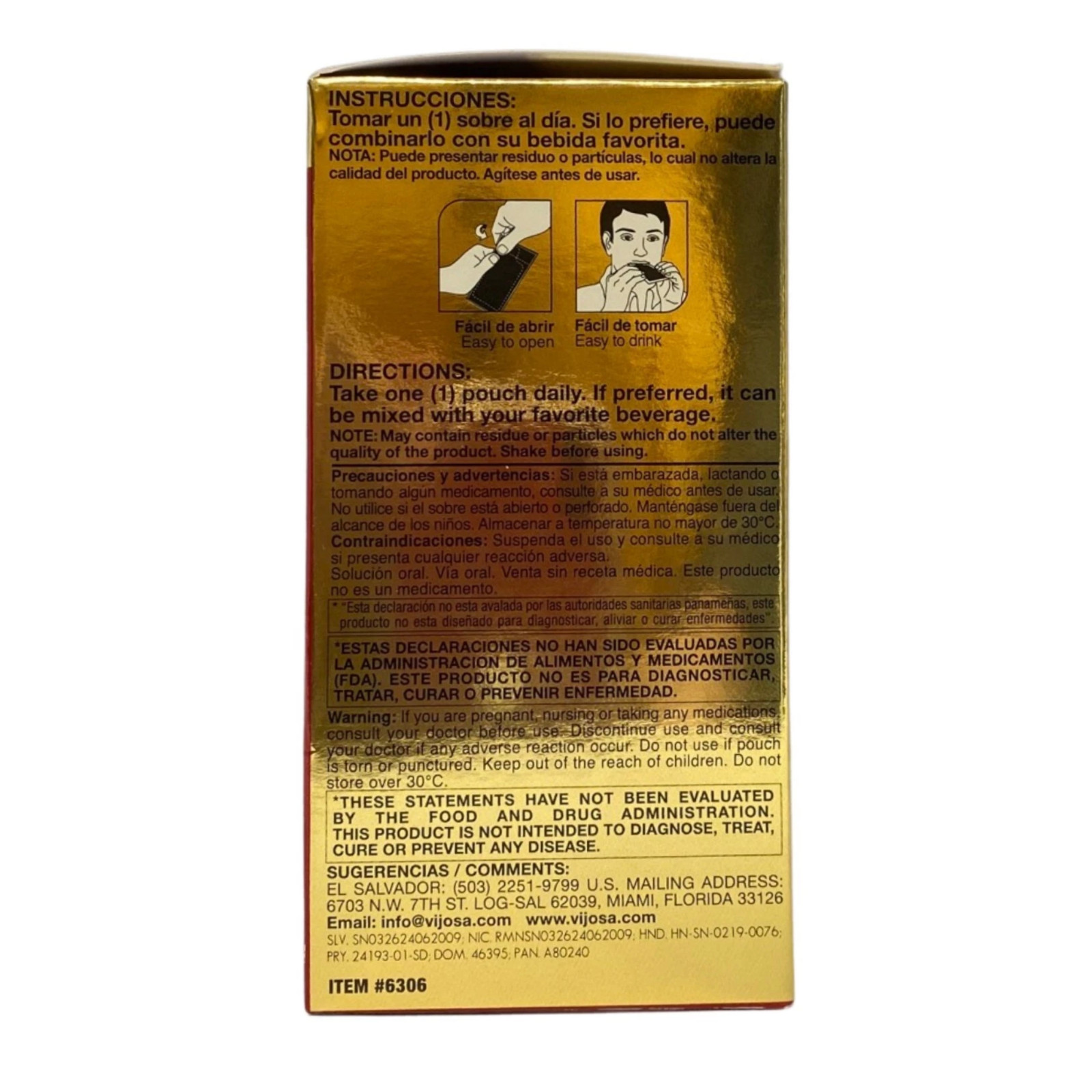 FORTI PLEX GOLD 12(10ML) SOBRES. 120ML/4OZ