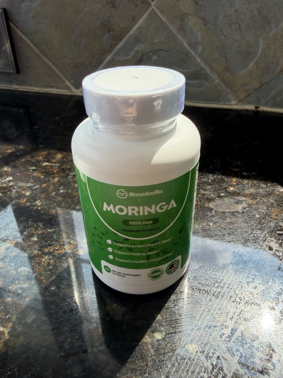Rosabella Moringa Pure, 100% PEAK Potency, Fresh Softgels 60 Superior