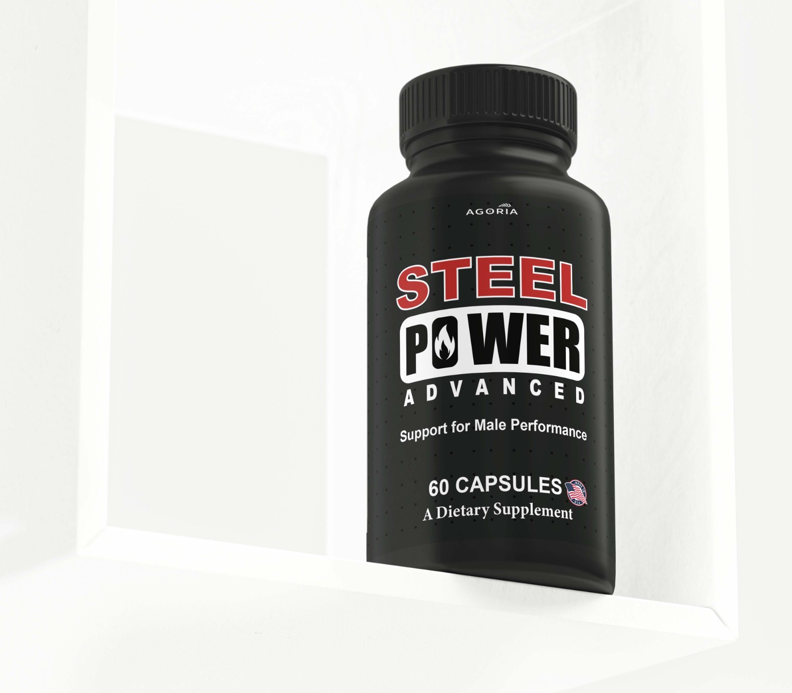 (6 Pack) Steel Power Pills for Men Performance , SteelPower Supplement Capsules