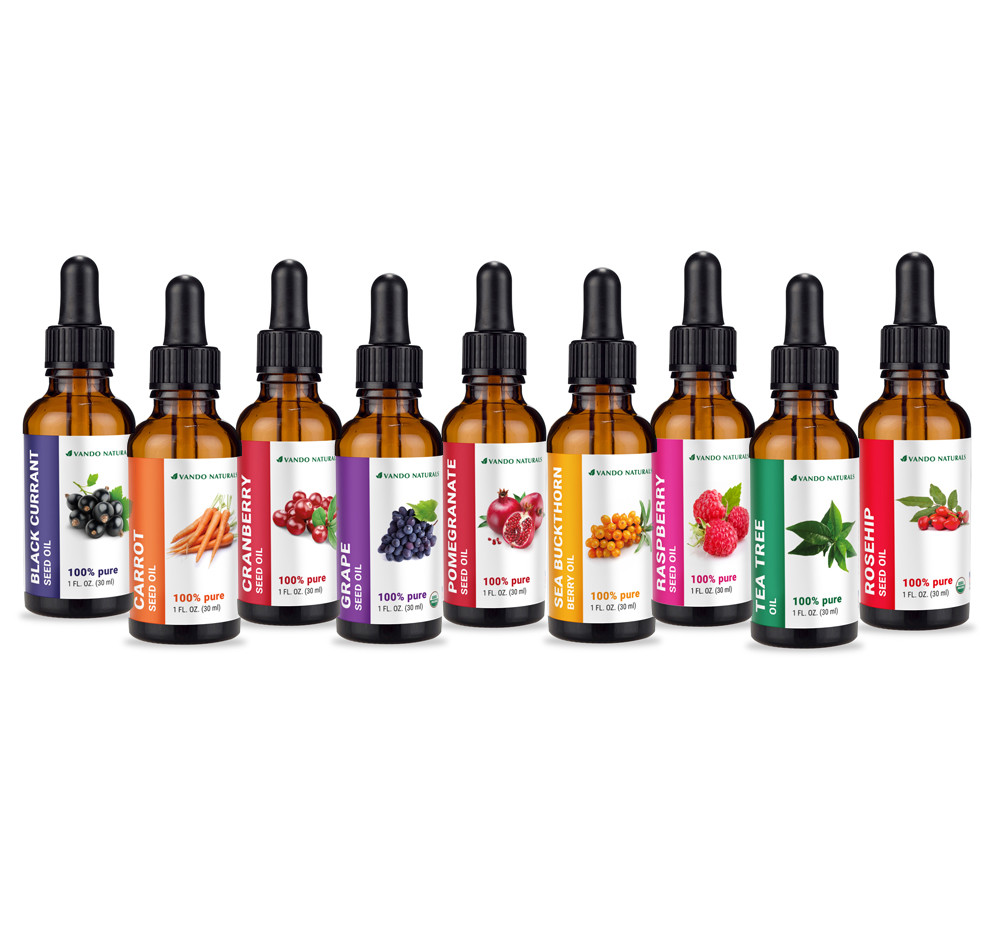 Vando Naturals ROSEHIP SEED ORGANIC OIL. 1 fl.oz