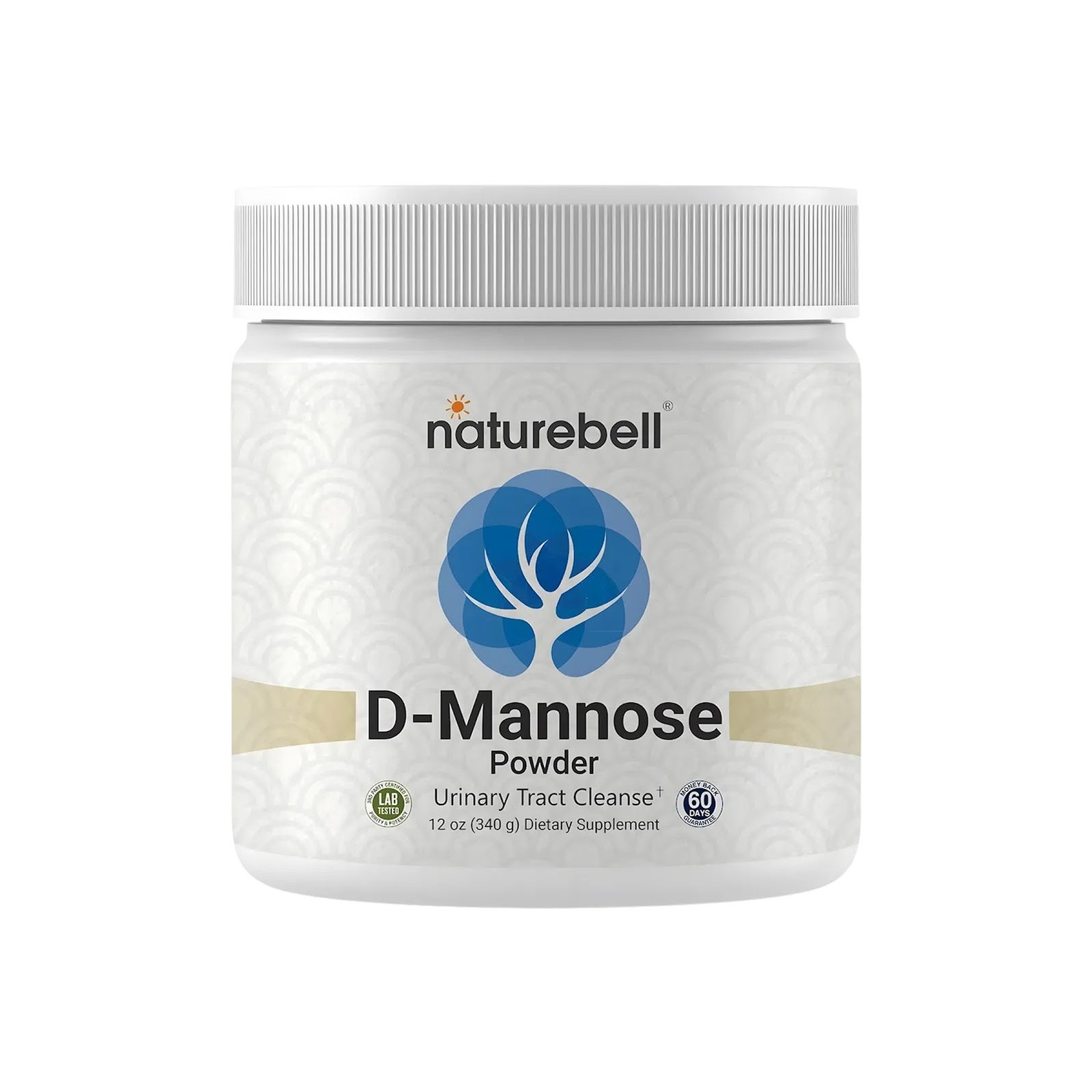 NatureBell D-Mannose Powder 12oz 2g Scoop Urinary Support – 170 Servings