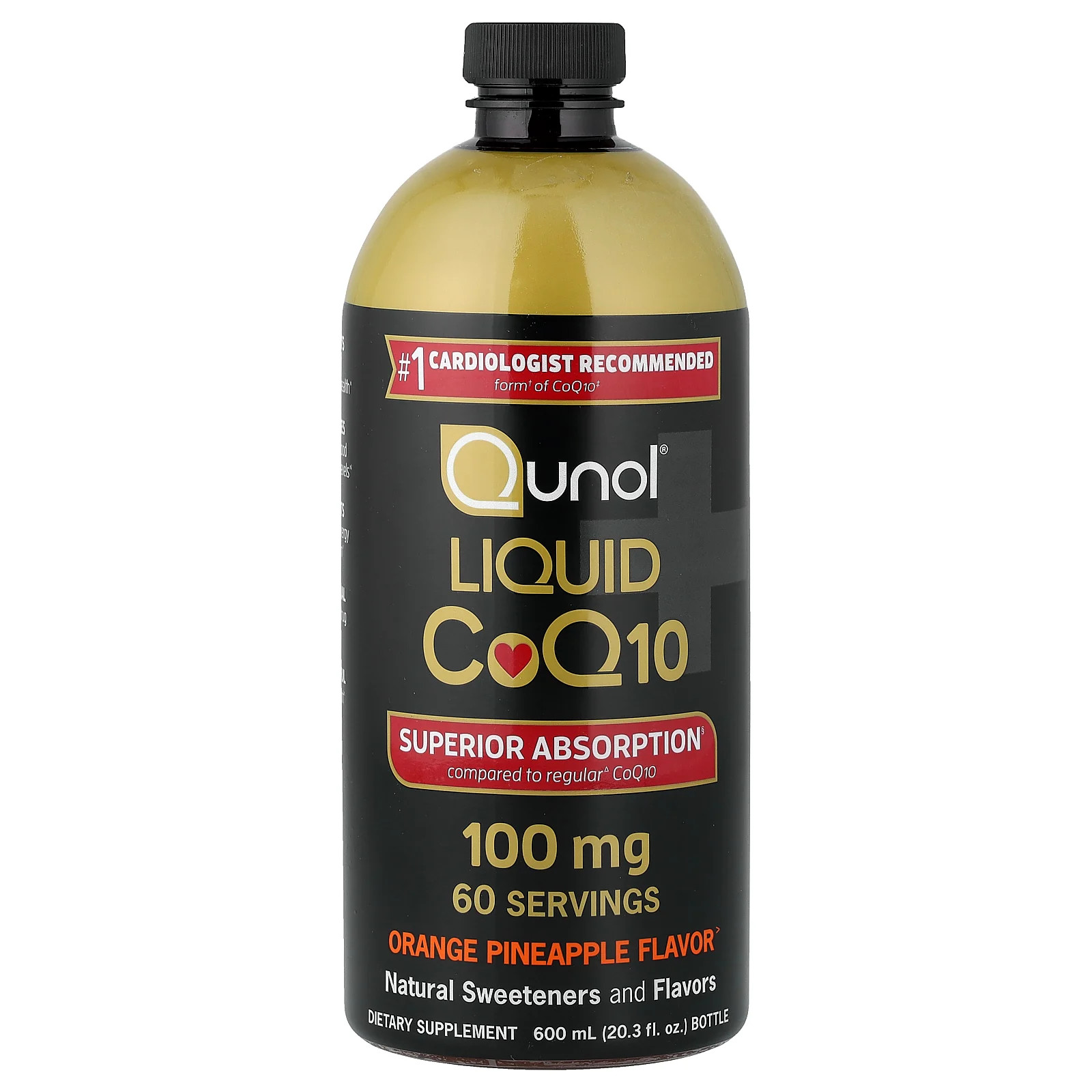 Liquid CoQ10, Orange Pineapple, 20.3 fl oz (600 ml)
