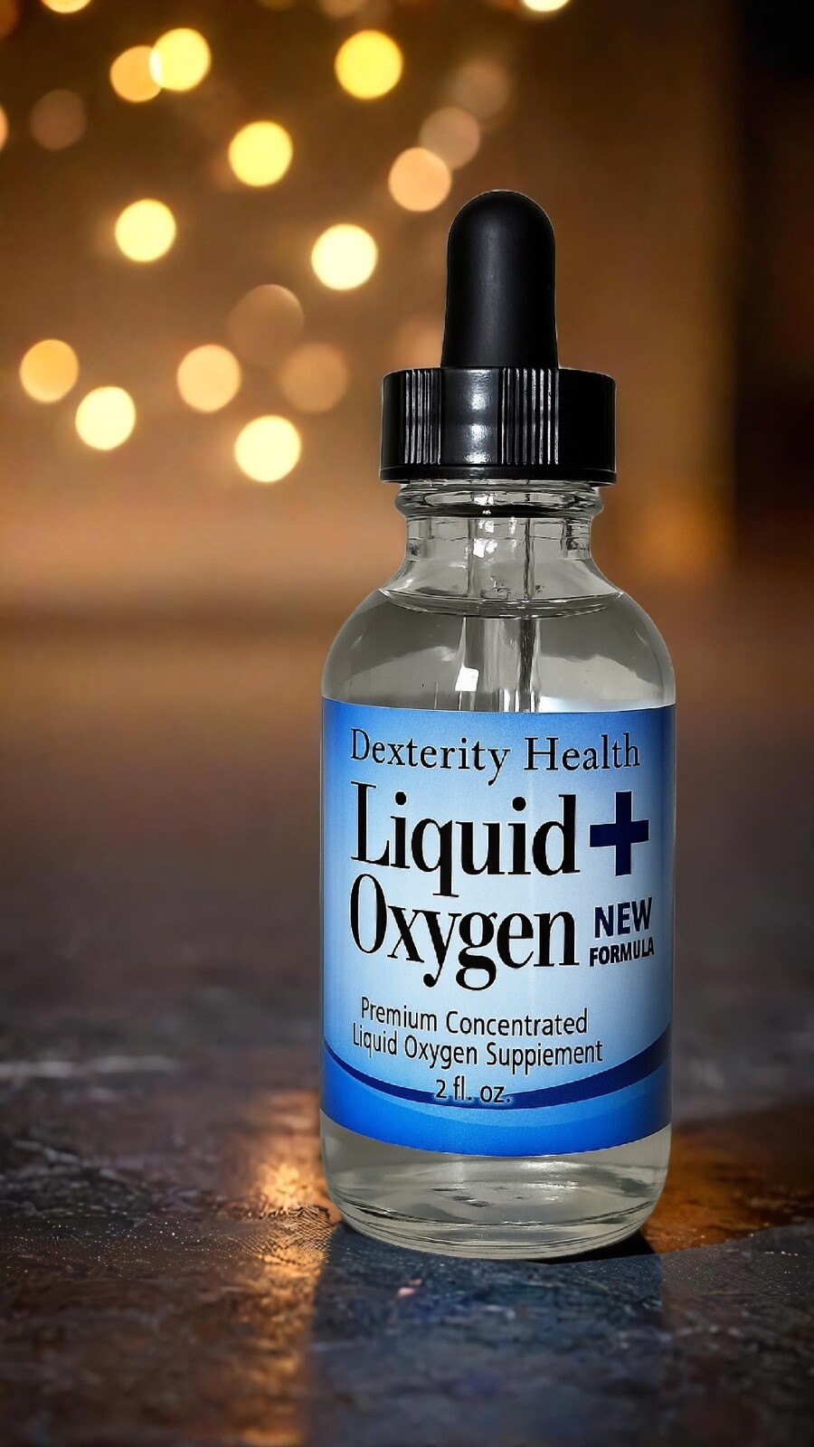 LIQUID OXYGEN DROPS 1 BOTTLE 2 OZ NEW FORMULA ADVANCED ENERGY HEALTH