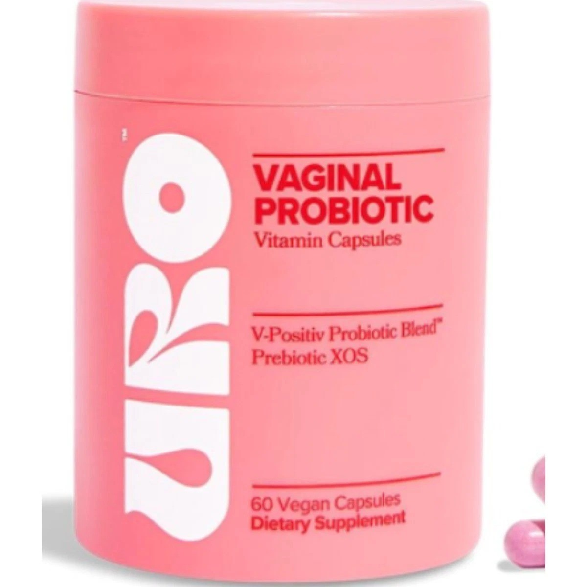 URO Feminine Probiotics 60 Caps | Prebiotic Probiotic Blend Designed for pH & Fr