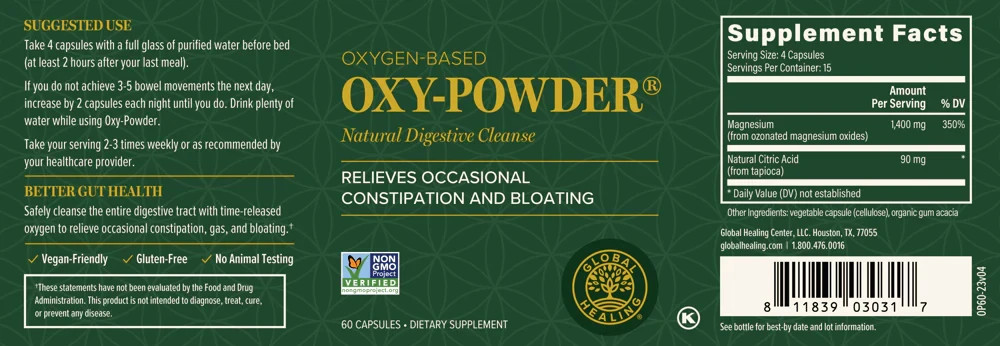 Global Healing Kidney Cleanse Trio – Kidney Health, Oxy-Powder & Turmeric – NEW