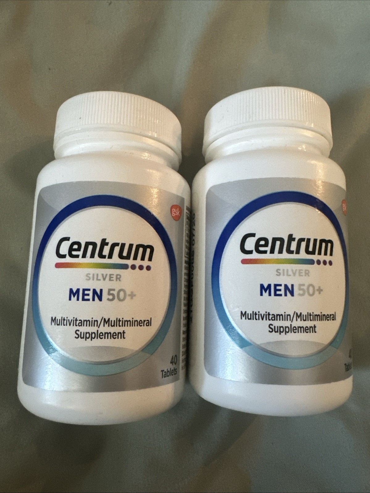2X-Centrum Silver Men 50+ 80 Tablets EXP 07/26