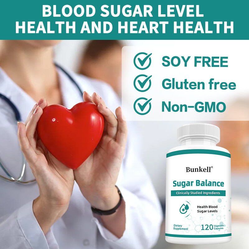 Sugar Balance Supplement Blood Sugar Support Glucose Metabolism Natural Capsules